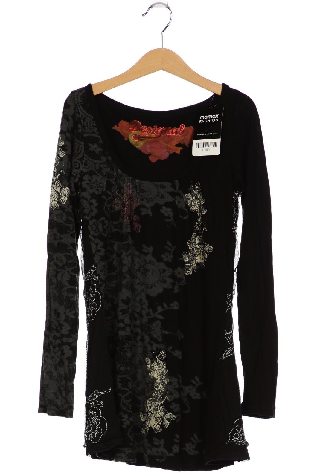 

Desigual Damen Langarmshirt, schwarz, Gr. 34