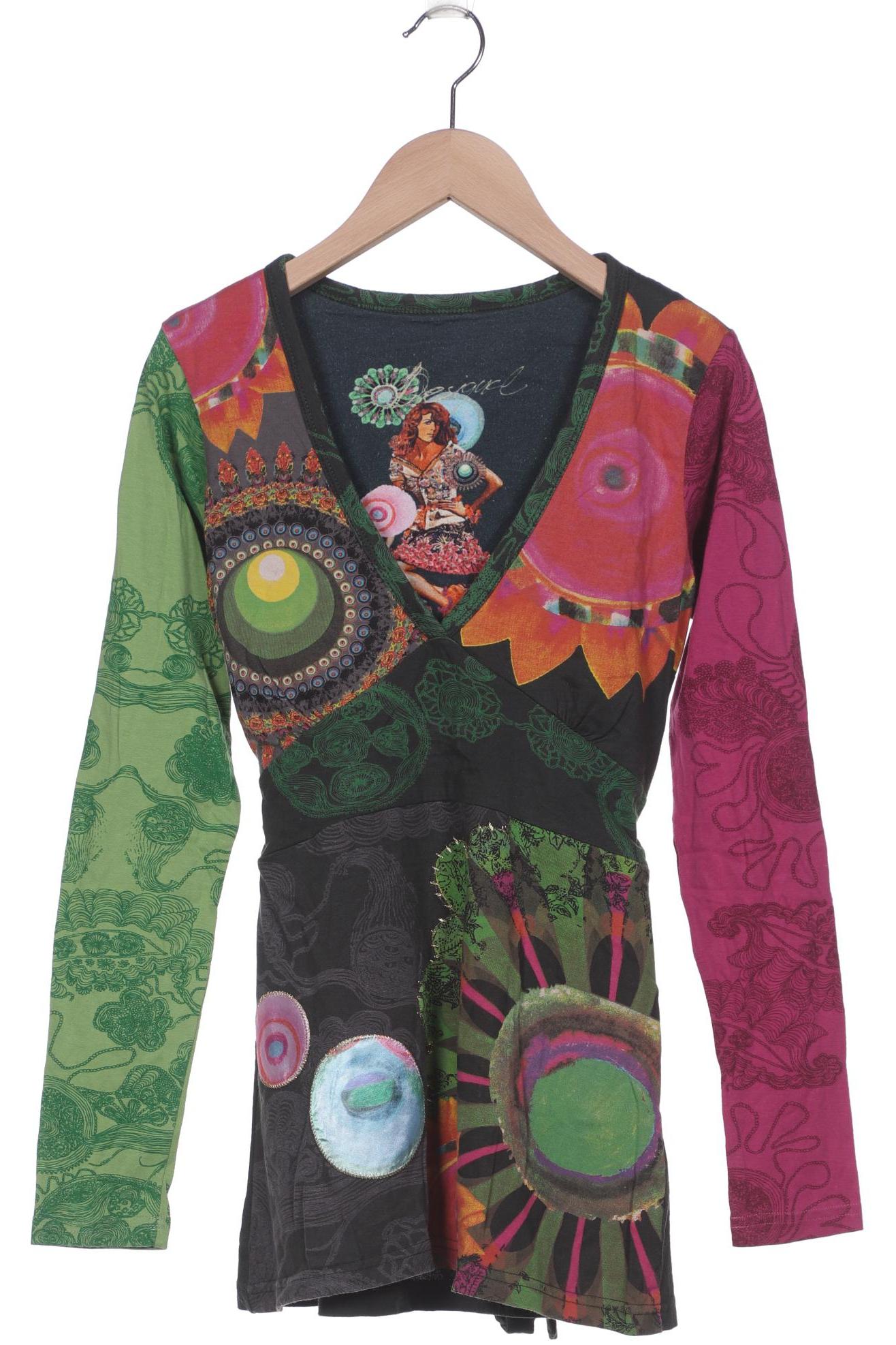 

Desigual Damen Langarmshirt, mehrfarbig, Gr. 36