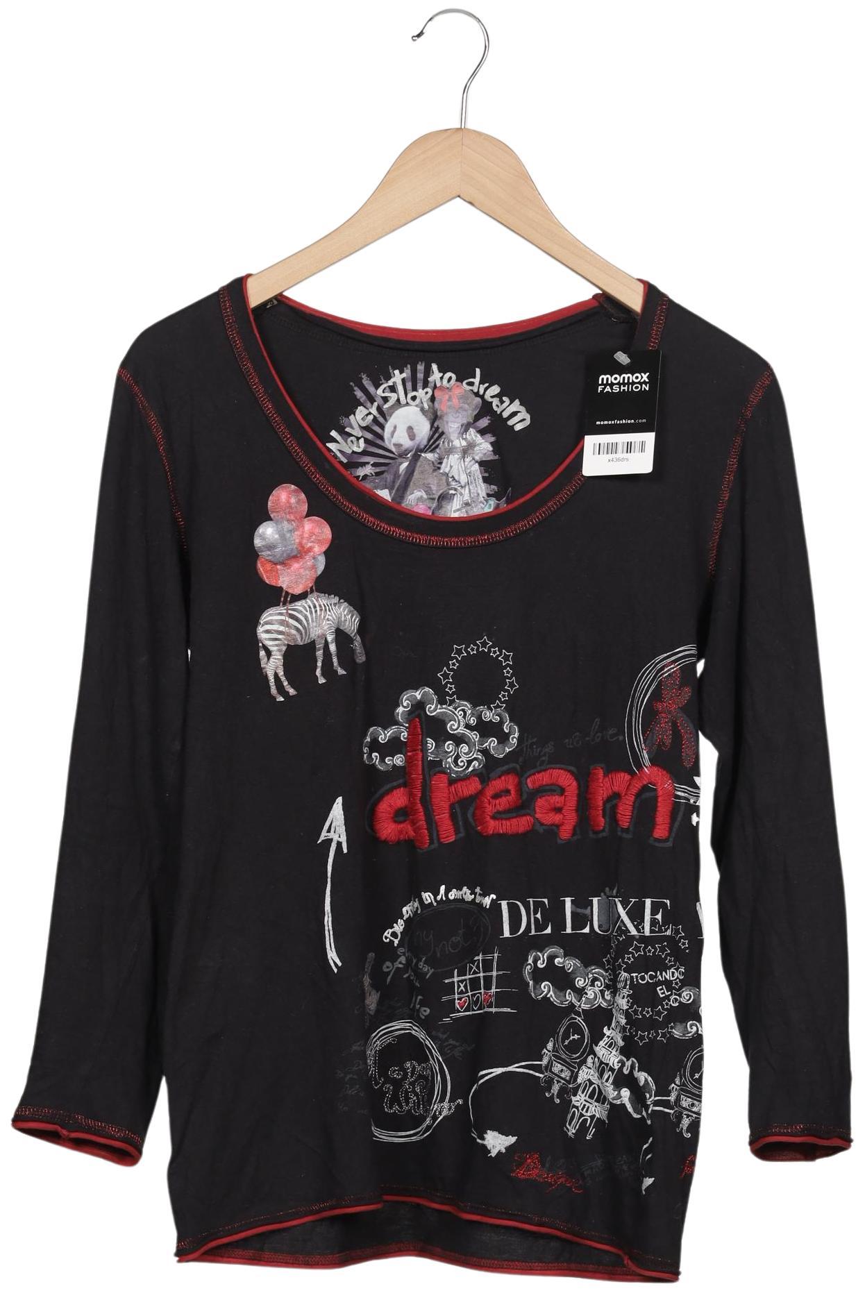 

Desigual Damen Langarmshirt, schwarz, Gr. 42