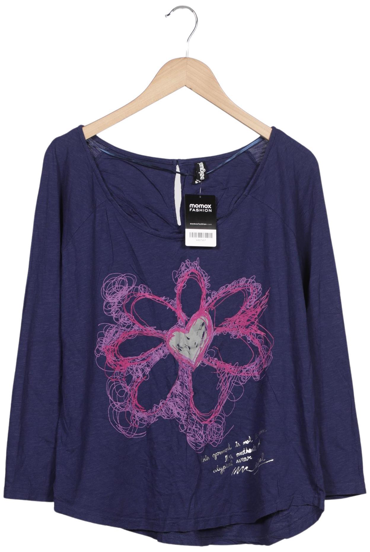 

Desigual Damen Langarmshirt, marineblau, Gr. 44