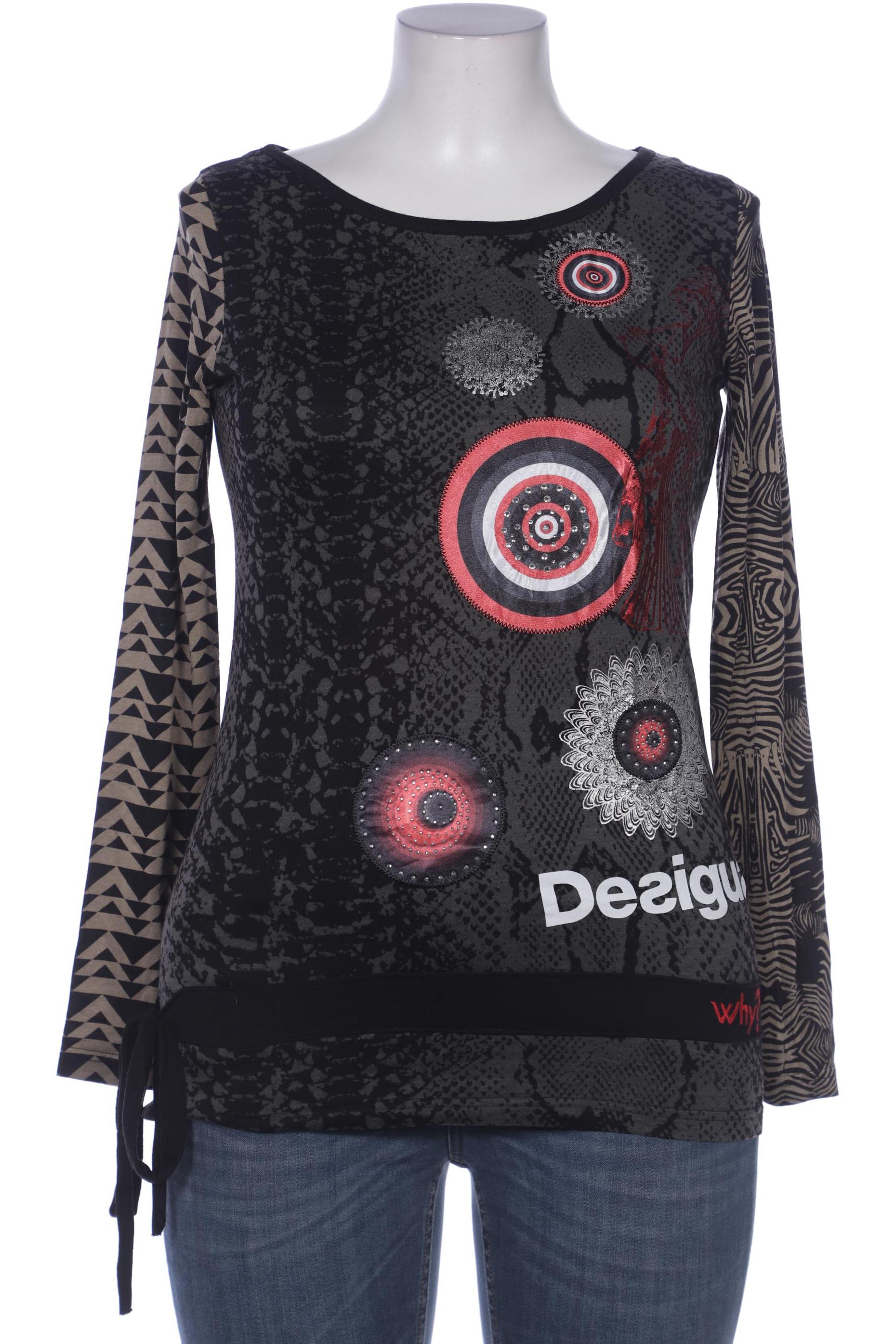 

Desigual Damen Langarmshirt, schwarz, Gr. 42