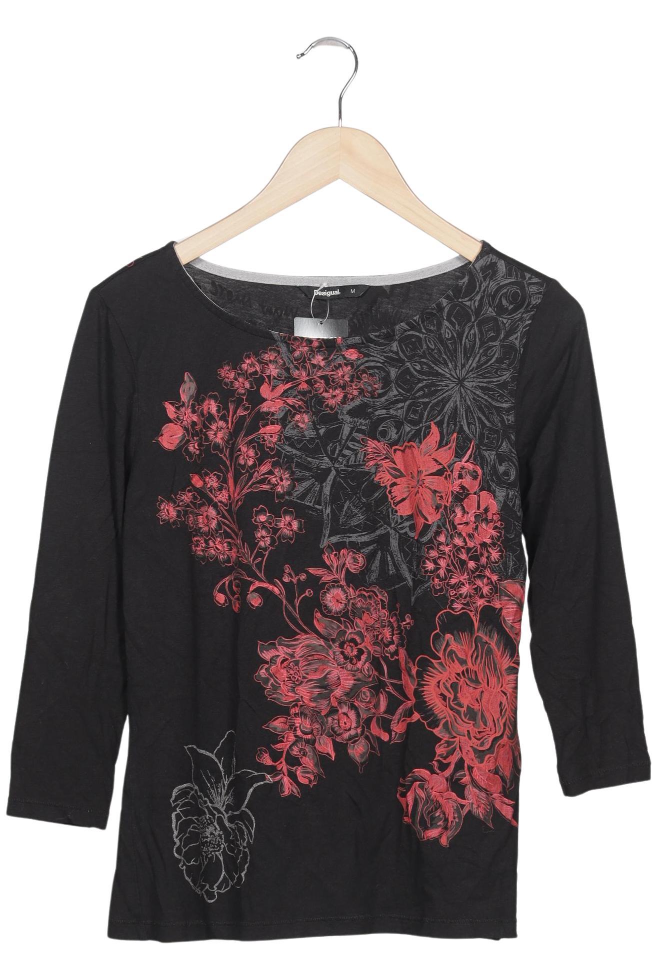 

Desigual Damen Langarmshirt, schwarz, Gr. 38