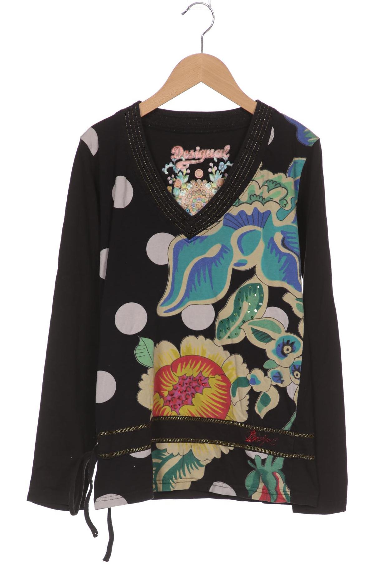 

Desigual Damen Langarmshirt, schwarz, Gr. 38