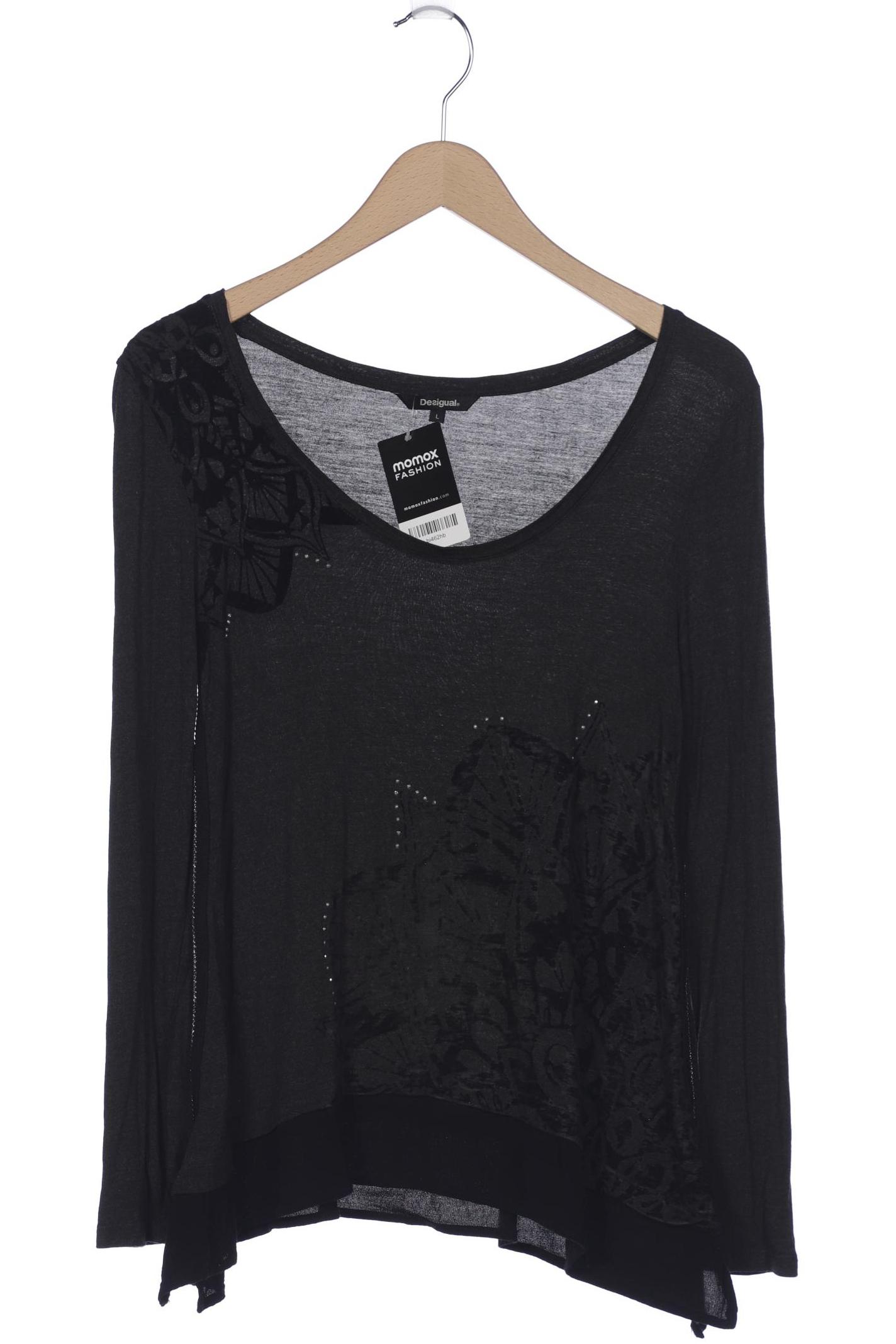 

Desigual Damen Langarmshirt, grau, Gr. 42