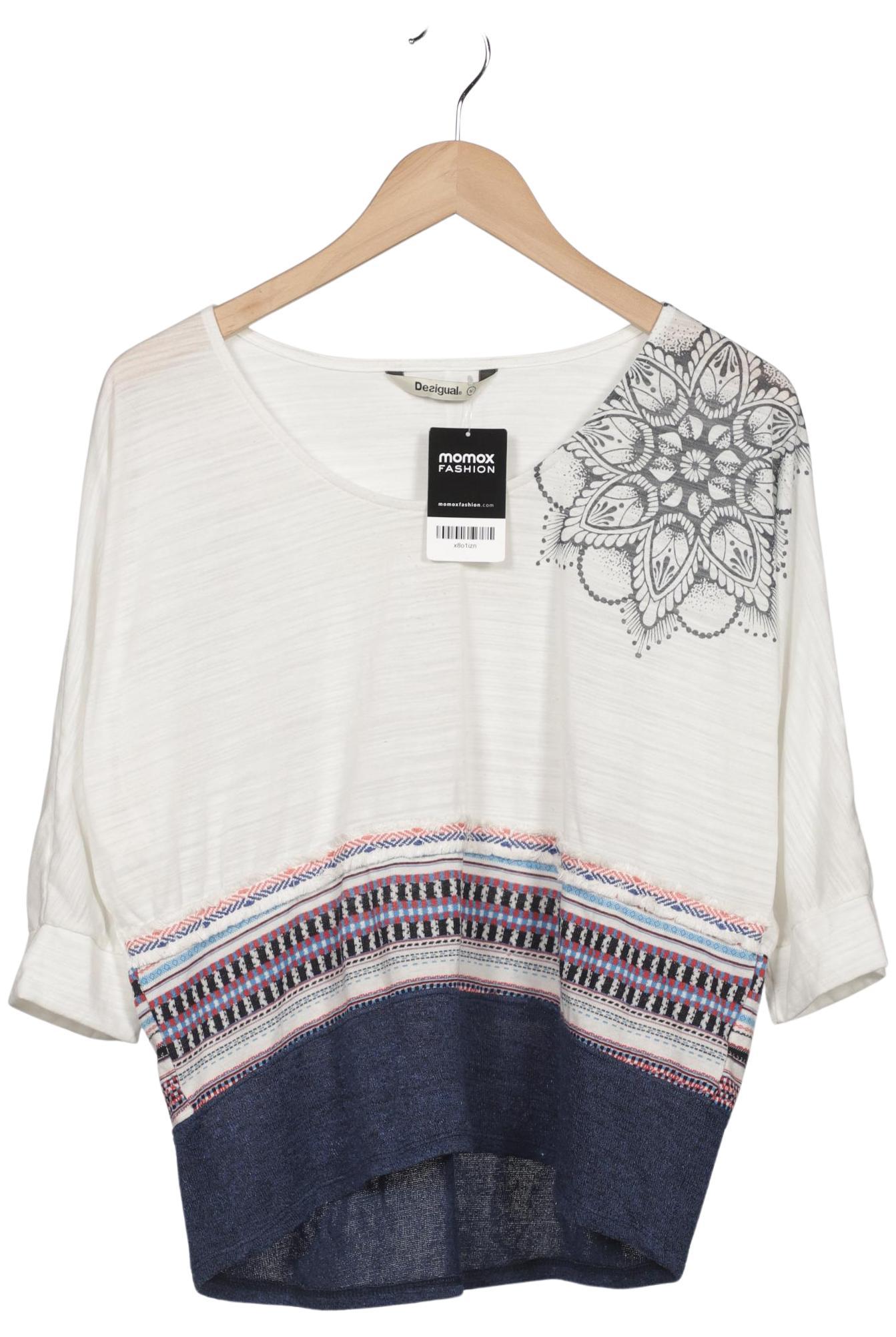

Desigual Damen Langarmshirt, weiß, Gr. 38