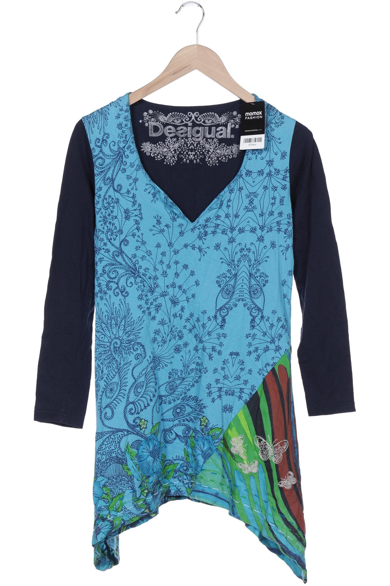 

Desigual Damen Langarmshirt, marineblau, Gr. 38