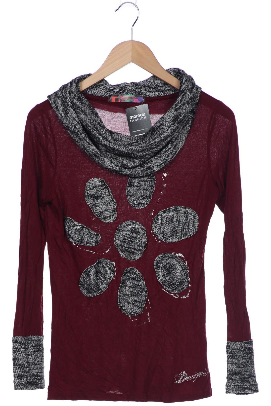 

Desigual Damen Langarmshirt, bordeaux, Gr. 36