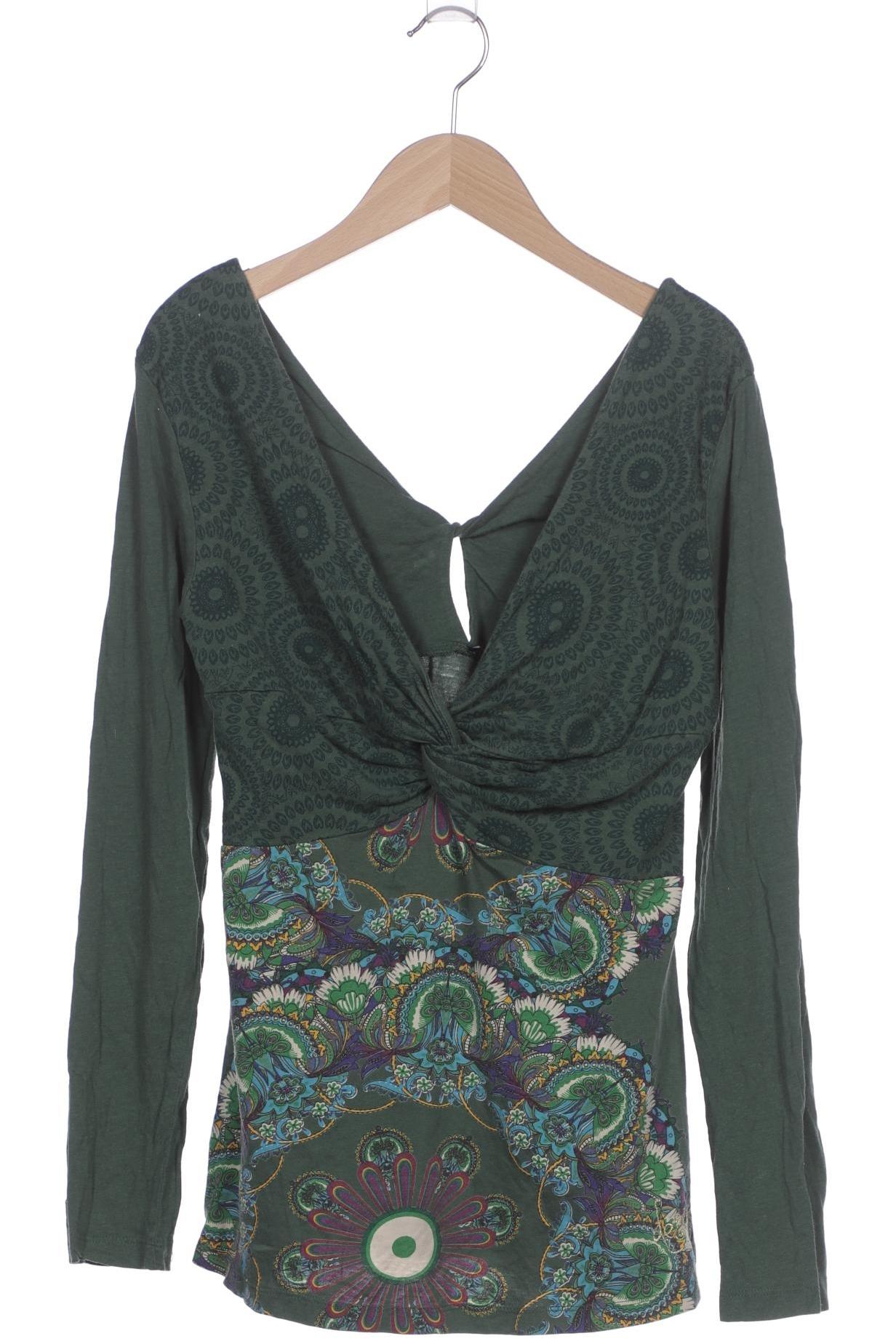 

Desigual Damen Langarmshirt, grün, Gr. 42