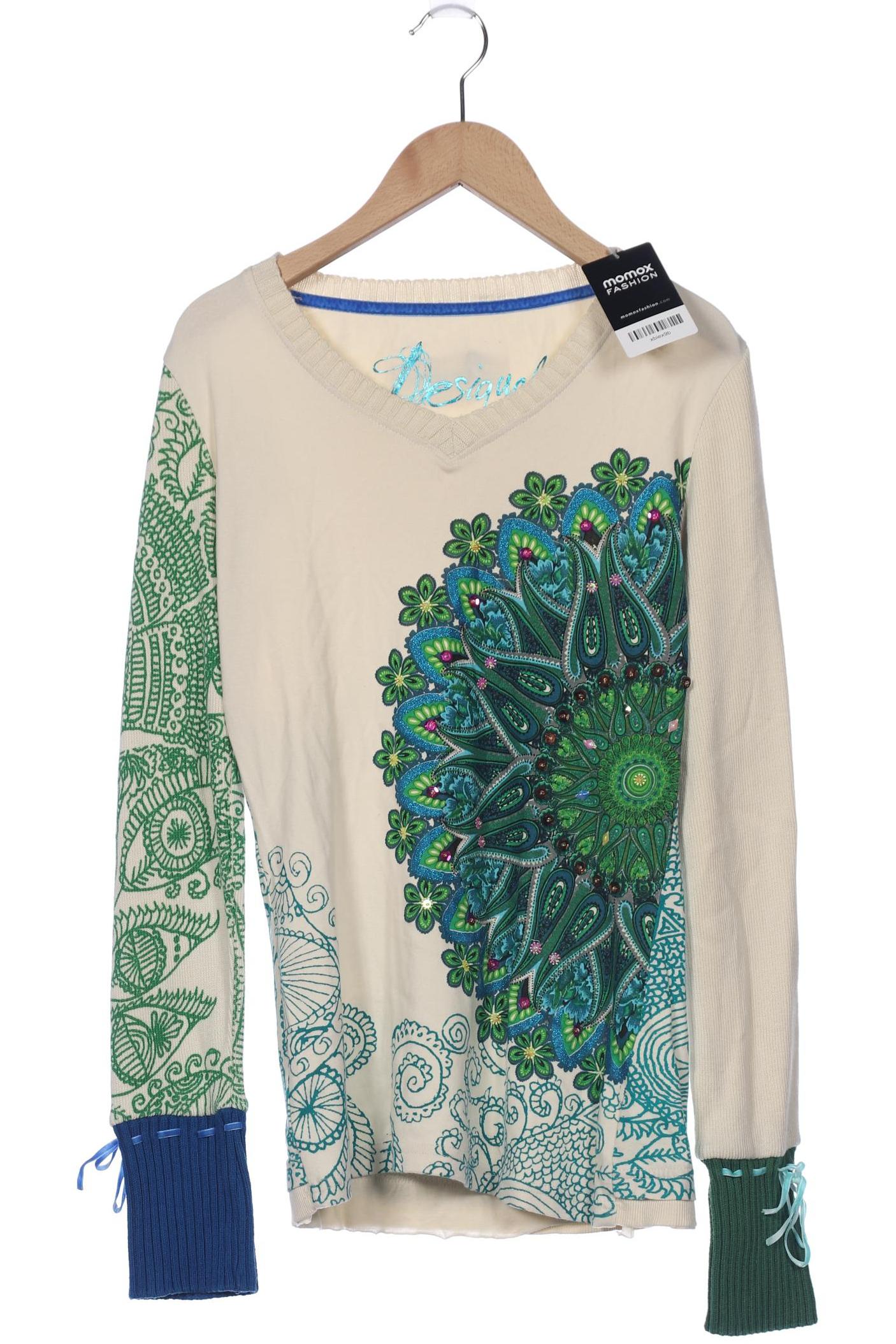 

Desigual Damen Langarmshirt, cremeweiß
