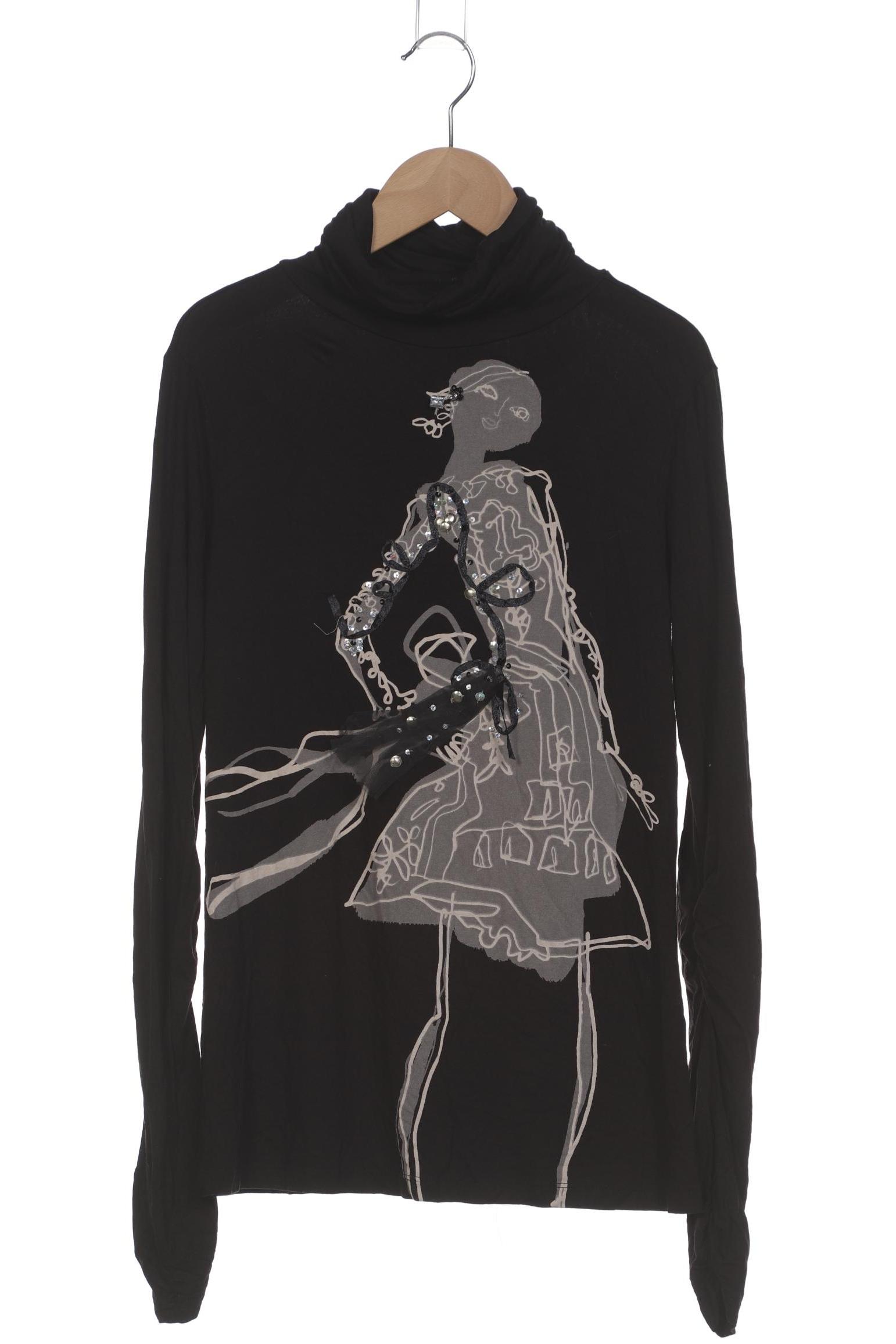 

Desigual Damen Langarmshirt, schwarz, Gr. 34