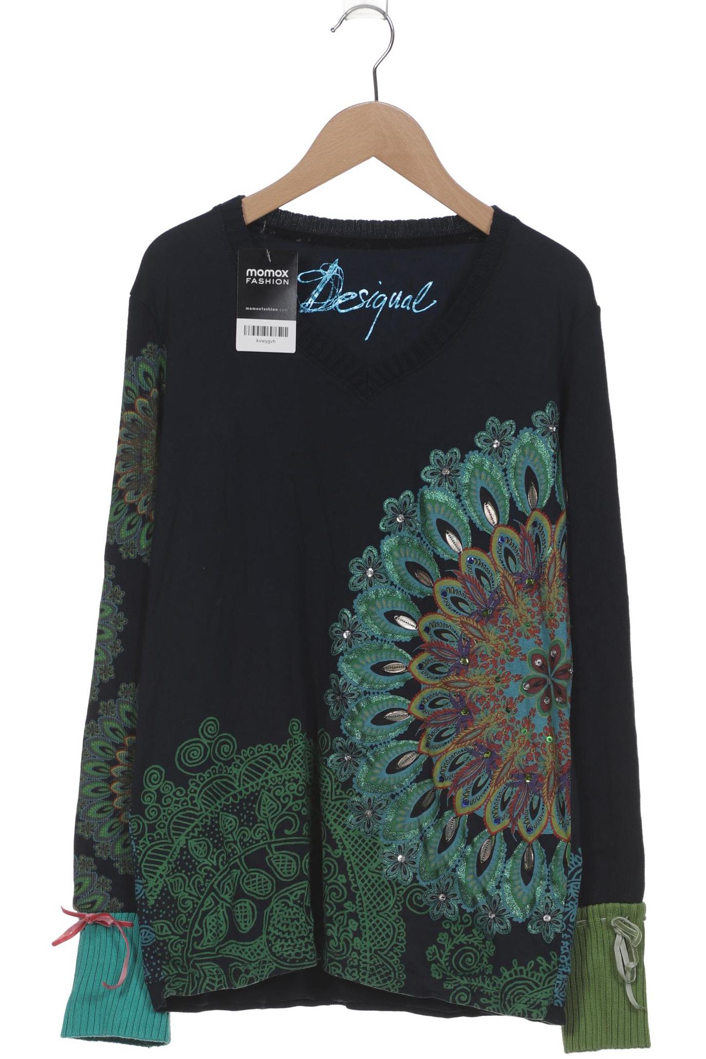 

Desigual Damen Langarmshirt, marineblau, Gr. 46