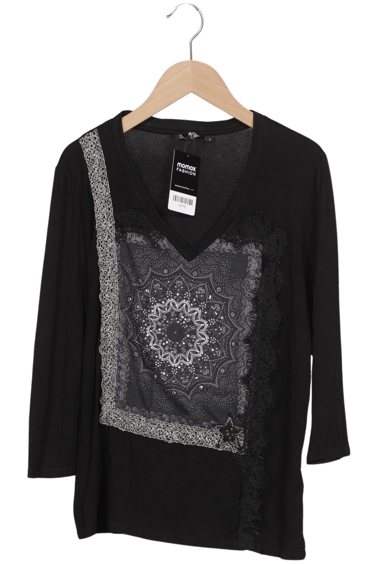 

Desigual Damen Langarmshirt, schwarz, Gr. 36