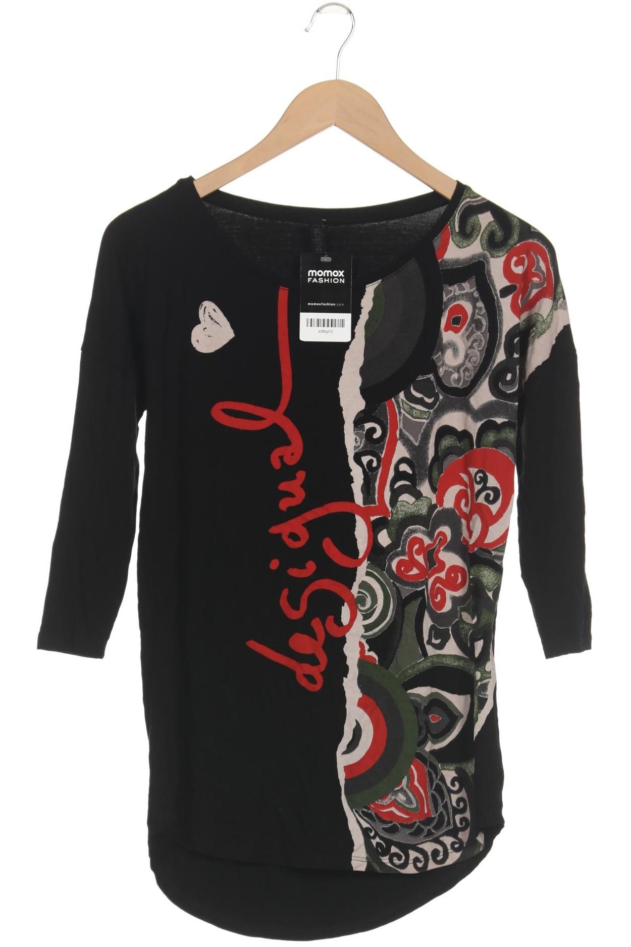 

Desigual Damen Langarmshirt, schwarz, Gr. 36