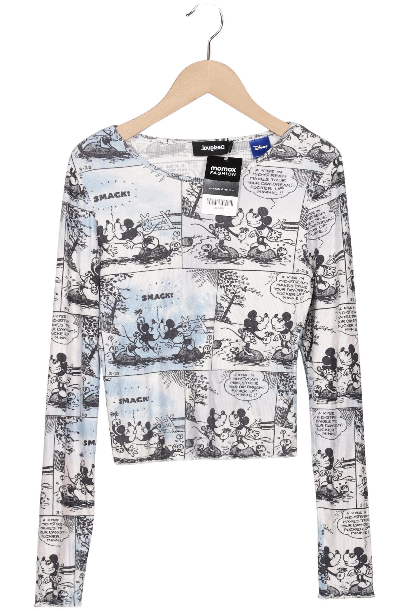 

Desigual Damen Langarmshirt, hellblau, Gr. 38