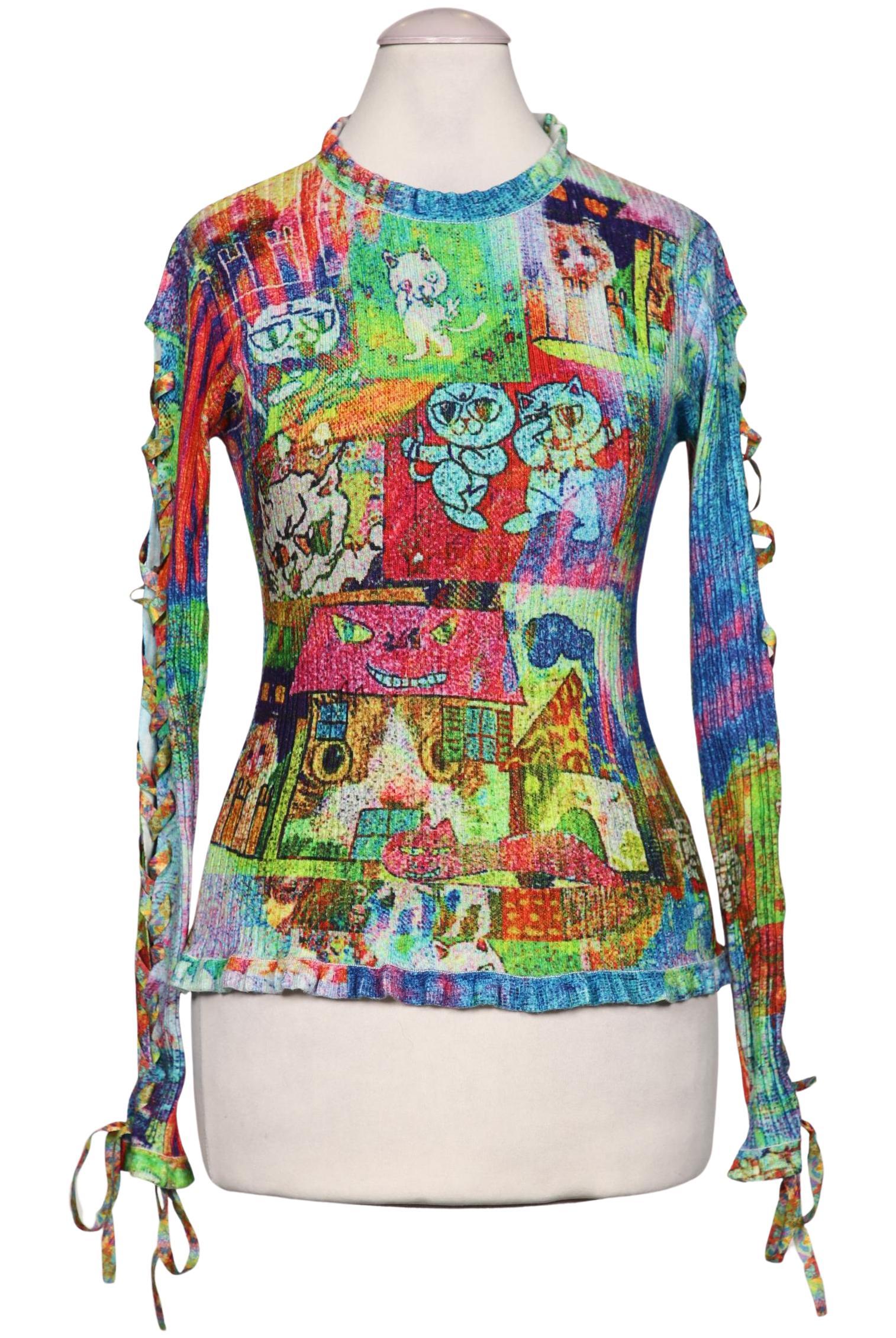 

Desigual Damen Langarmshirt, mehrfarbig, Gr. 36