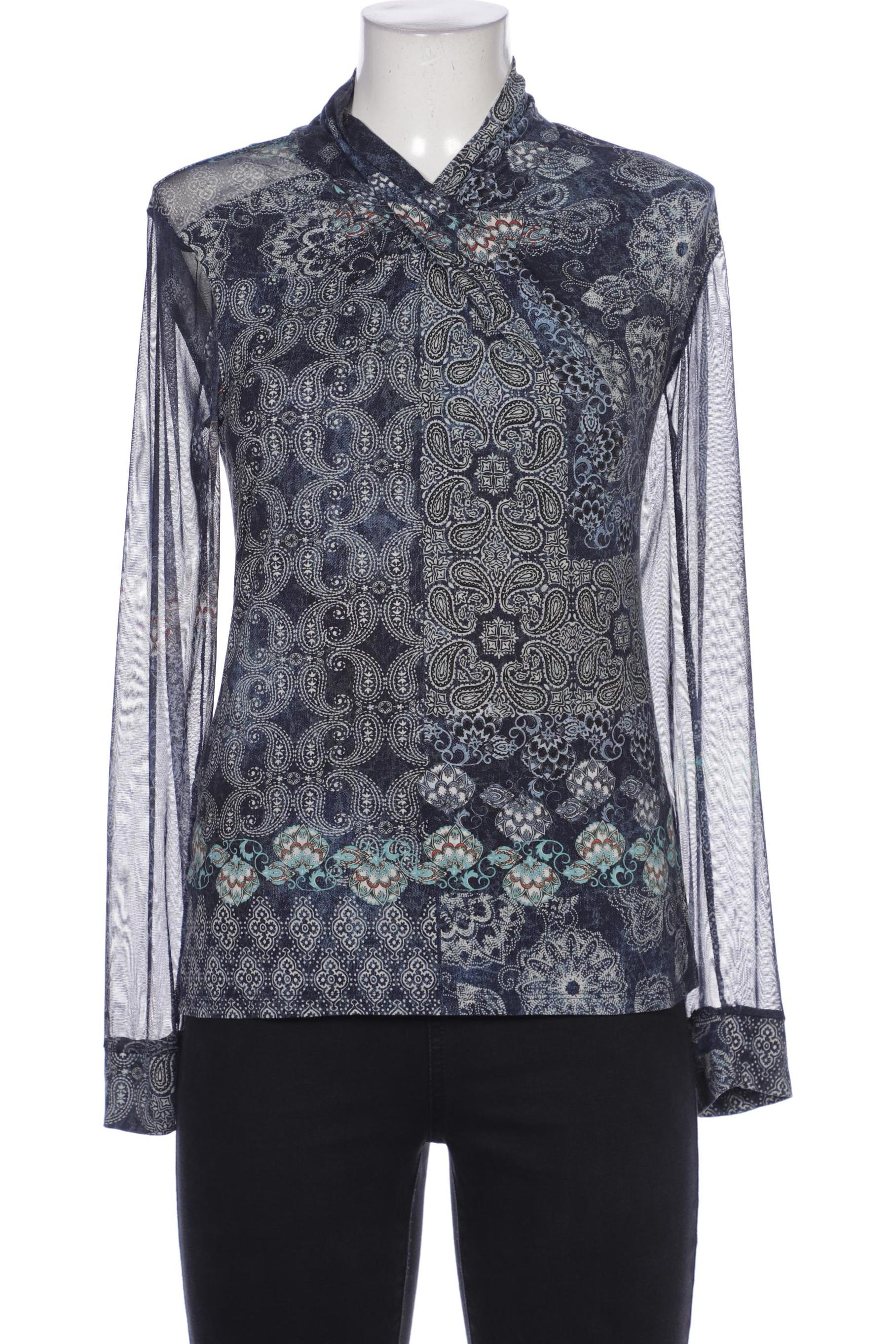 

Desigual Damen Langarmshirt, marineblau, Gr. 42