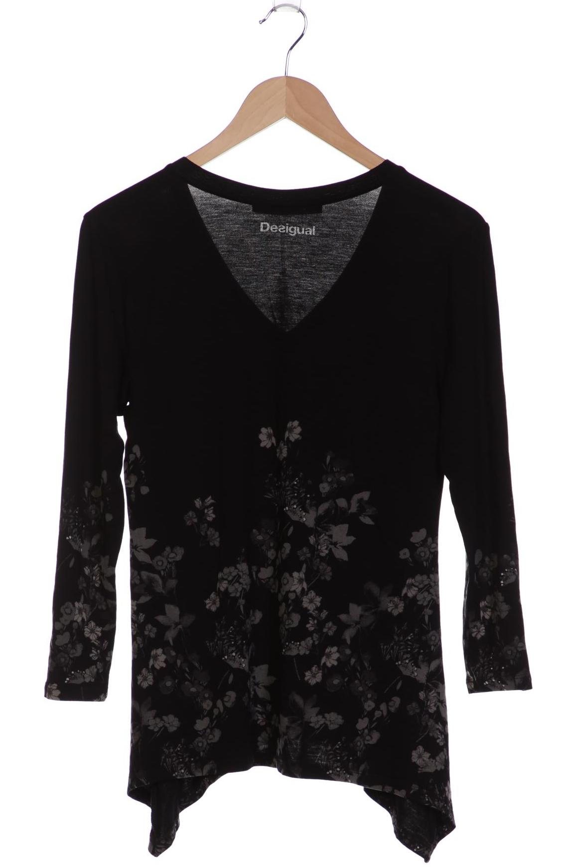 

Desigual Damen Langarmshirt, schwarz, Gr. 38