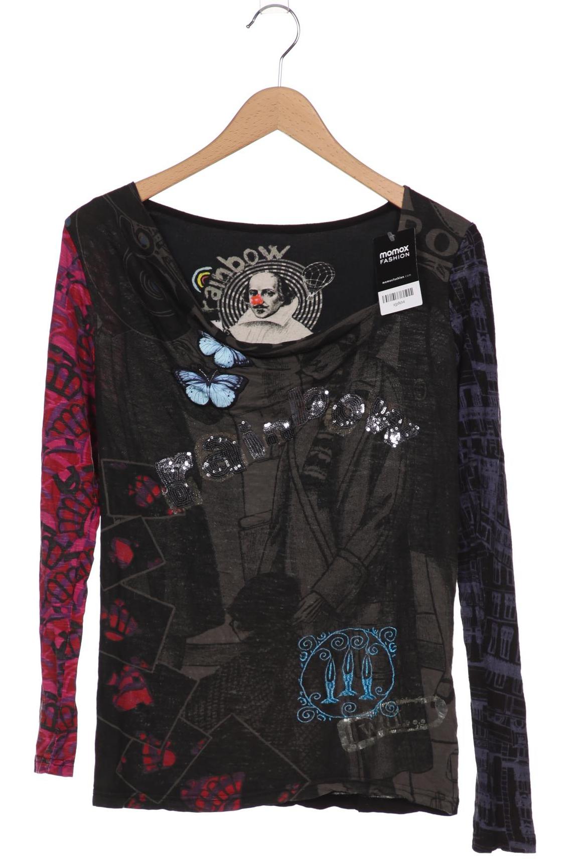 

Desigual Damen Langarmshirt, braun, Gr. 42