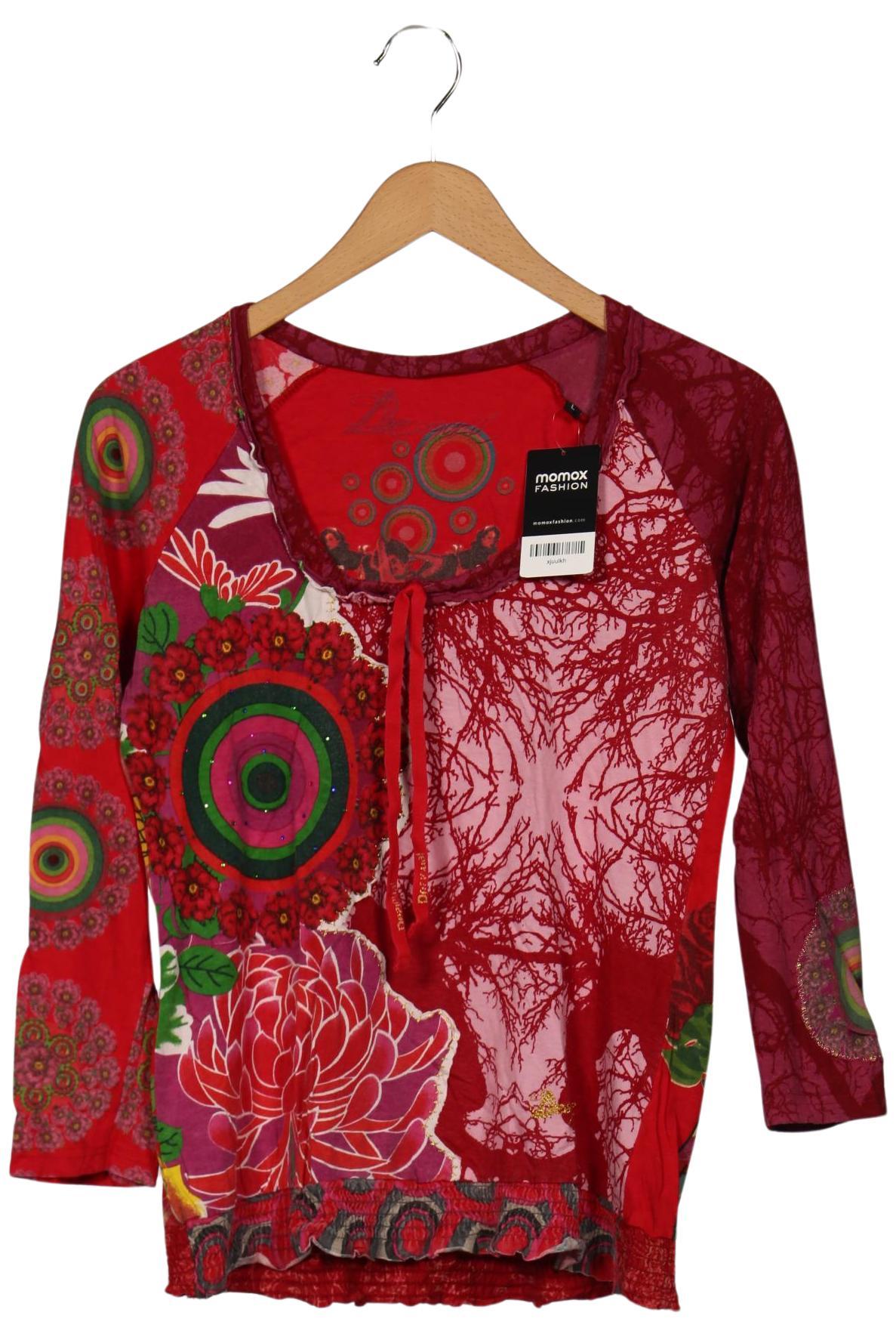 

Desigual Damen Langarmshirt, rot, Gr. 42