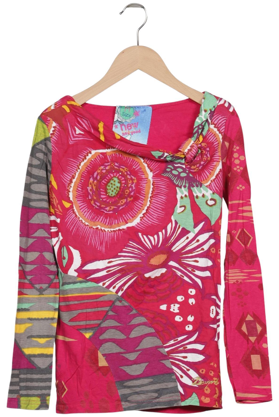 

Desigual Damen Langarmshirt, pink, Gr. 38