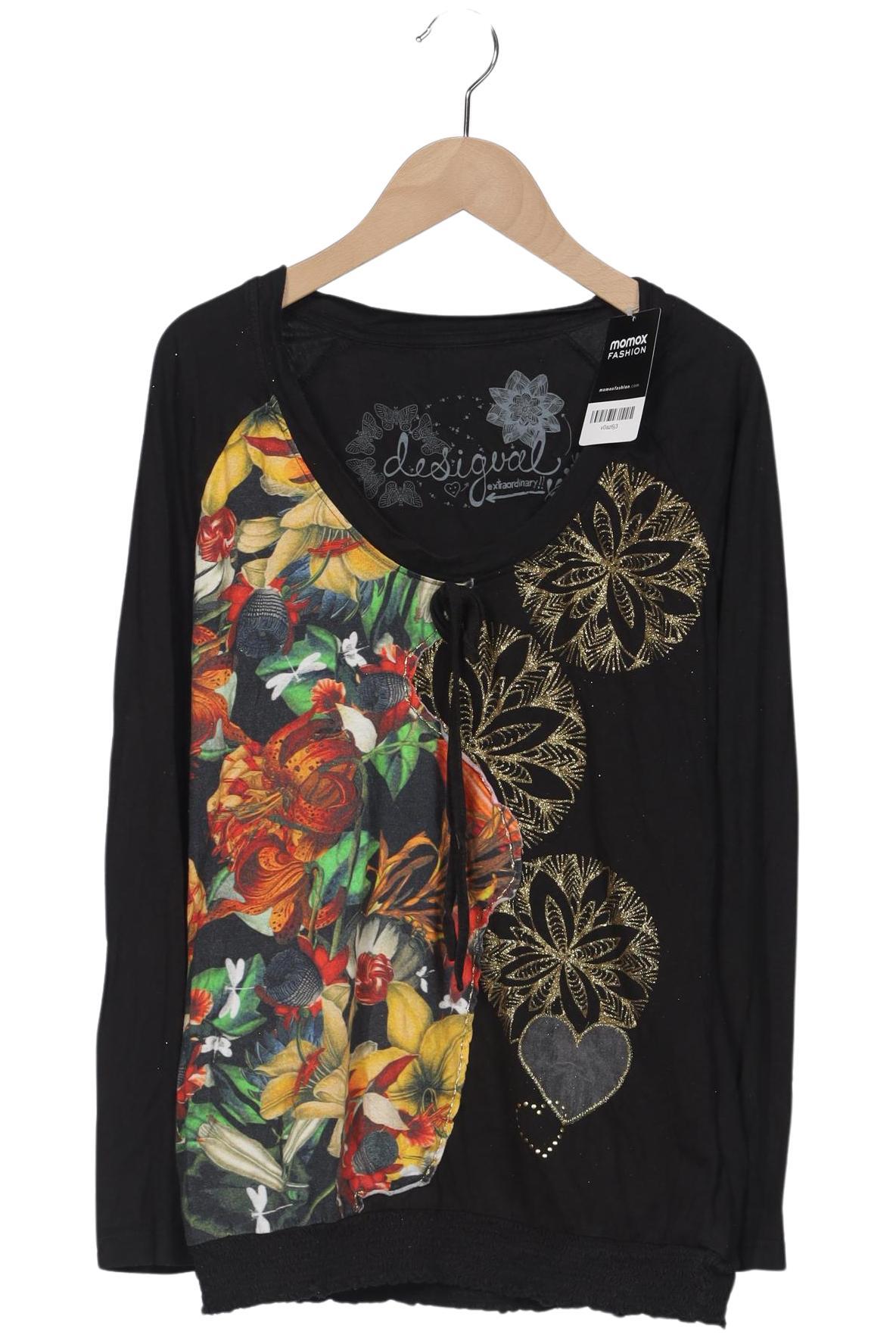 

Desigual Damen Langarmshirt, schwarz, Gr. 42