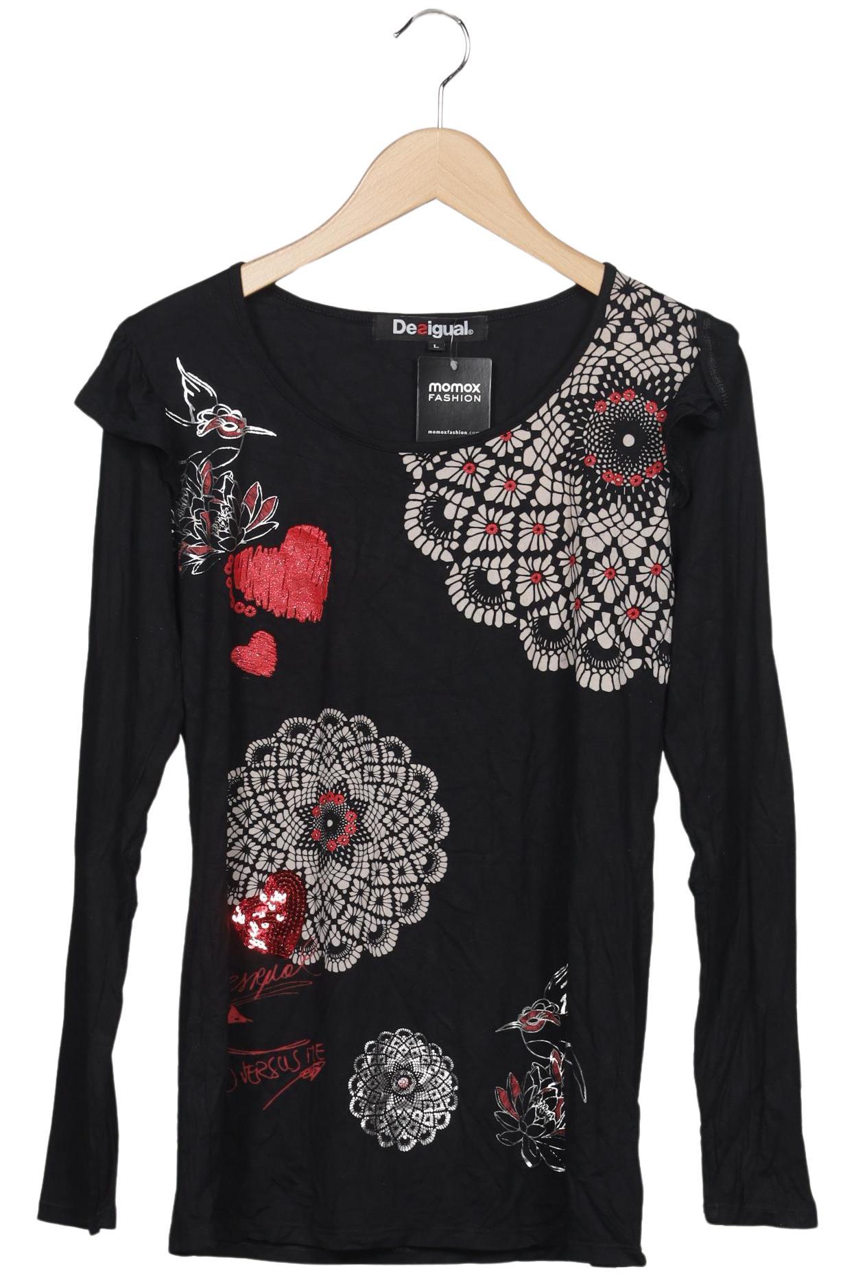 

Desigual Damen Langarmshirt, schwarz, Gr. 42