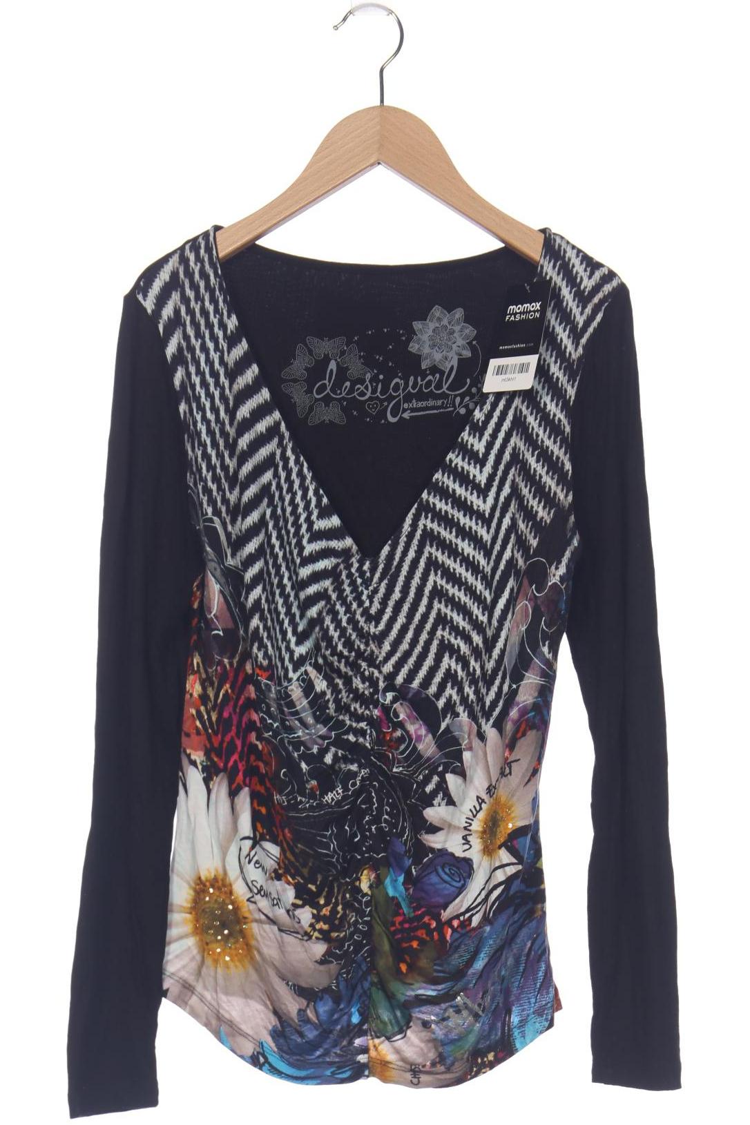 

Desigual Damen Langarmshirt, mehrfarbig, Gr. 38