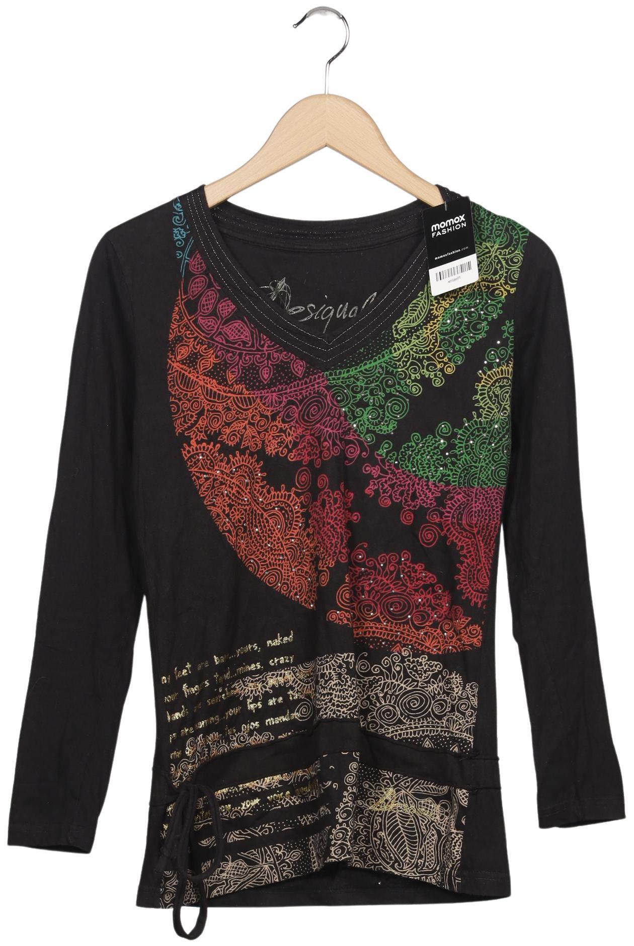 

Desigual Damen Langarmshirt, schwarz, Gr. 36