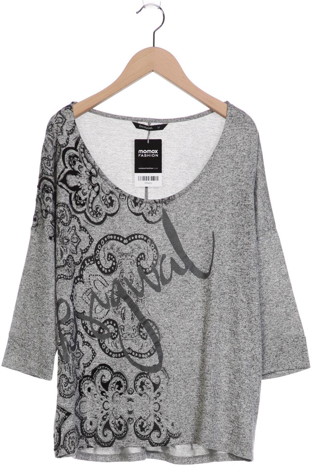 

Desigual Damen Langarmshirt, grau, Gr. 38