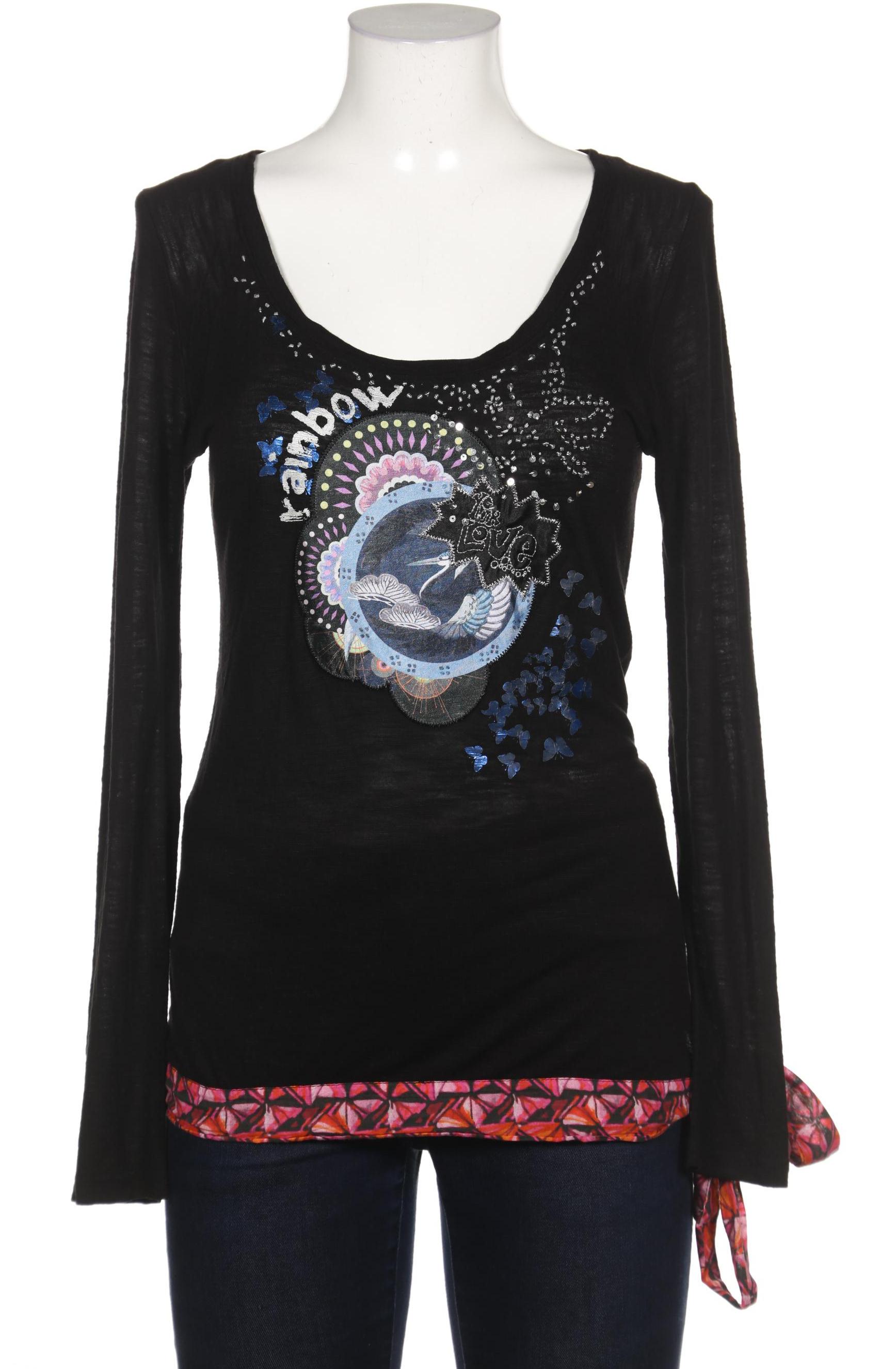 

Desigual Damen Langarmshirt, schwarz