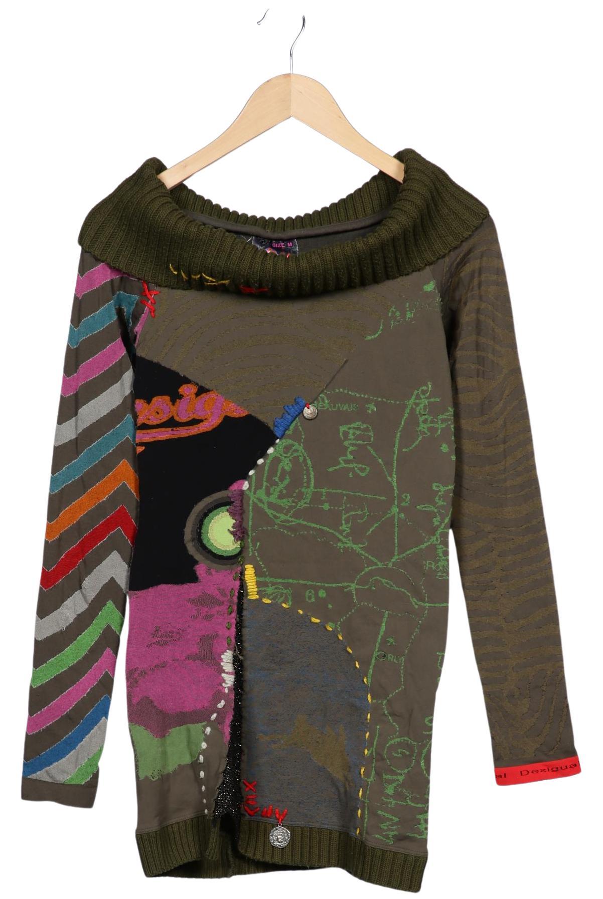 

Desigual Damen Langarmshirt, grün, Gr. 38