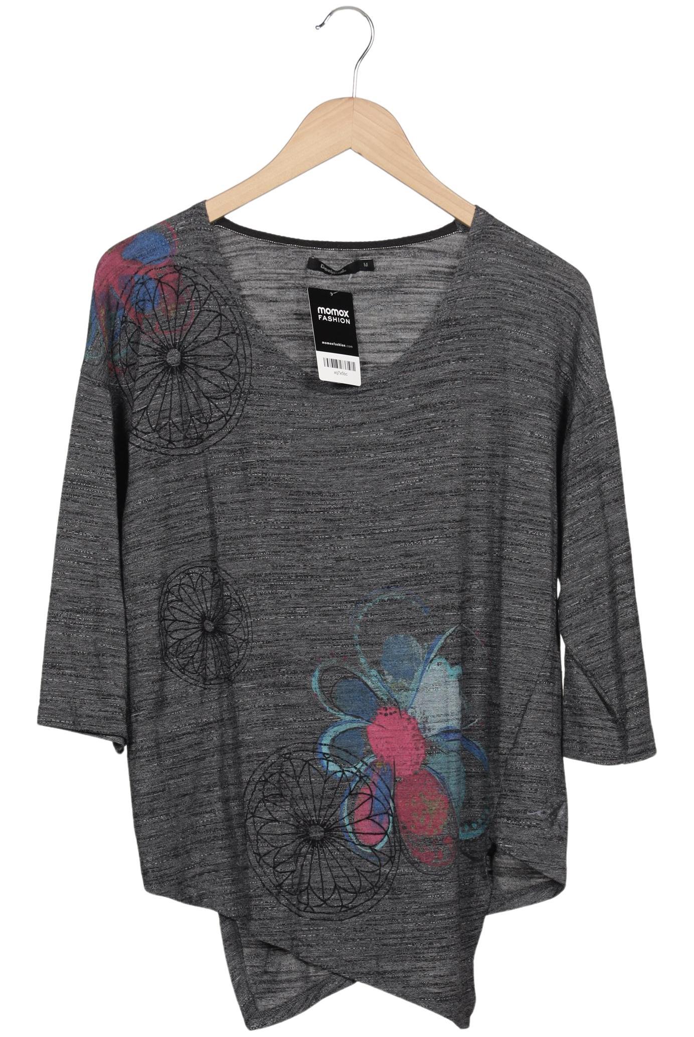 

Desigual Damen Langarmshirt, grau, Gr. 38