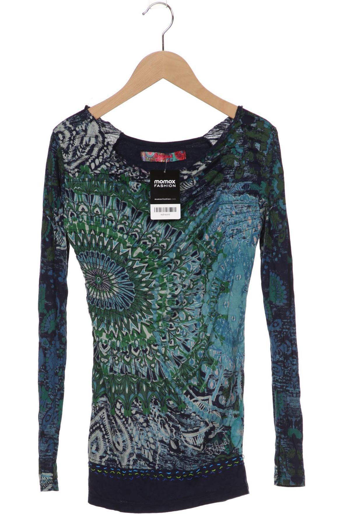 

Desigual Damen Langarmshirt, türkis