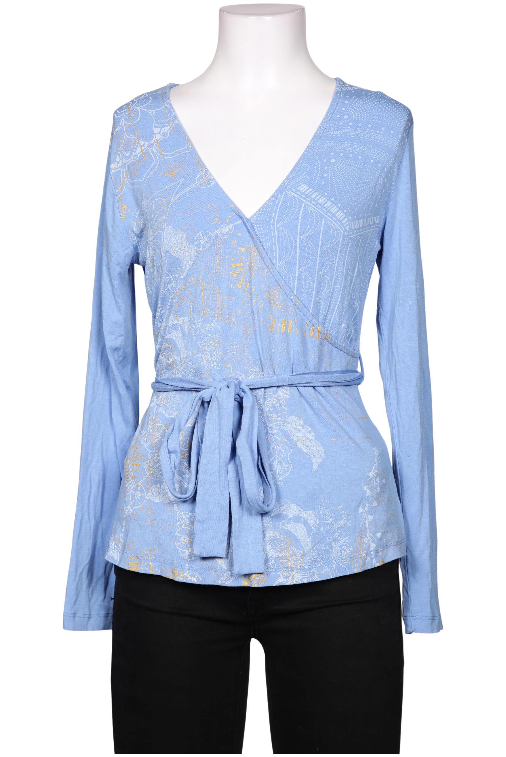 

Desigual Damen Langarmshirt, blau, Gr. 36