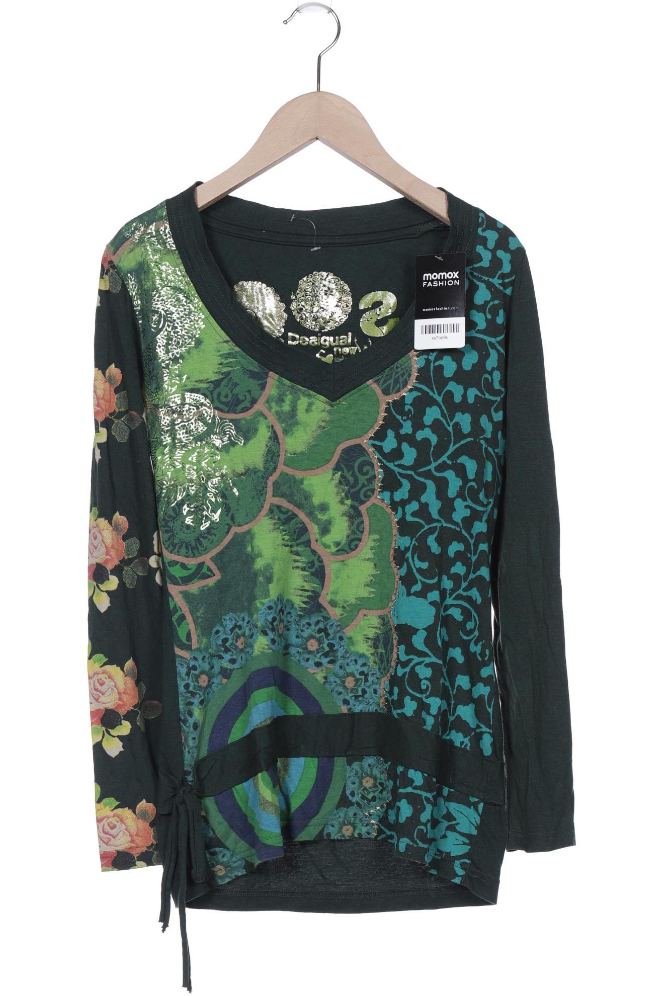 

Desigual Damen Langarmshirt, grün, Gr. 36