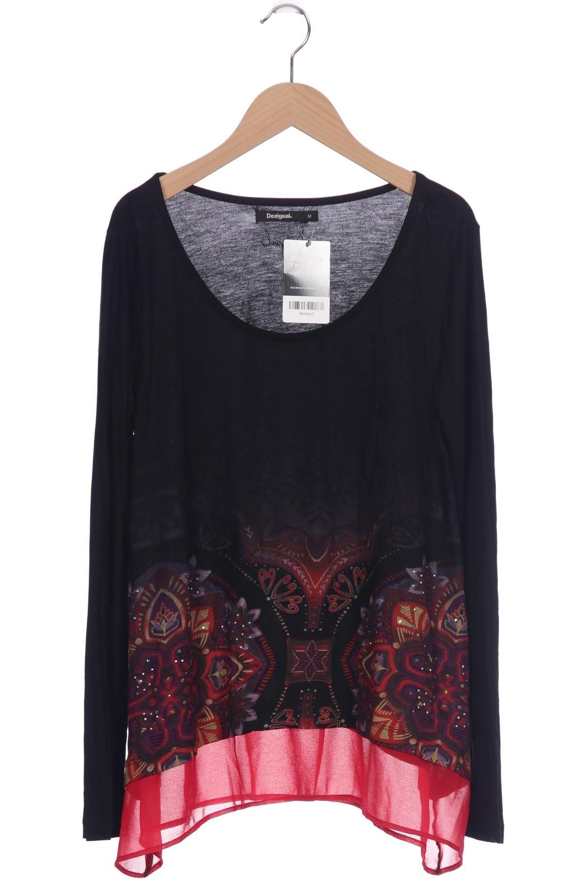 

Desigual Damen Langarmshirt, schwarz, Gr. 38