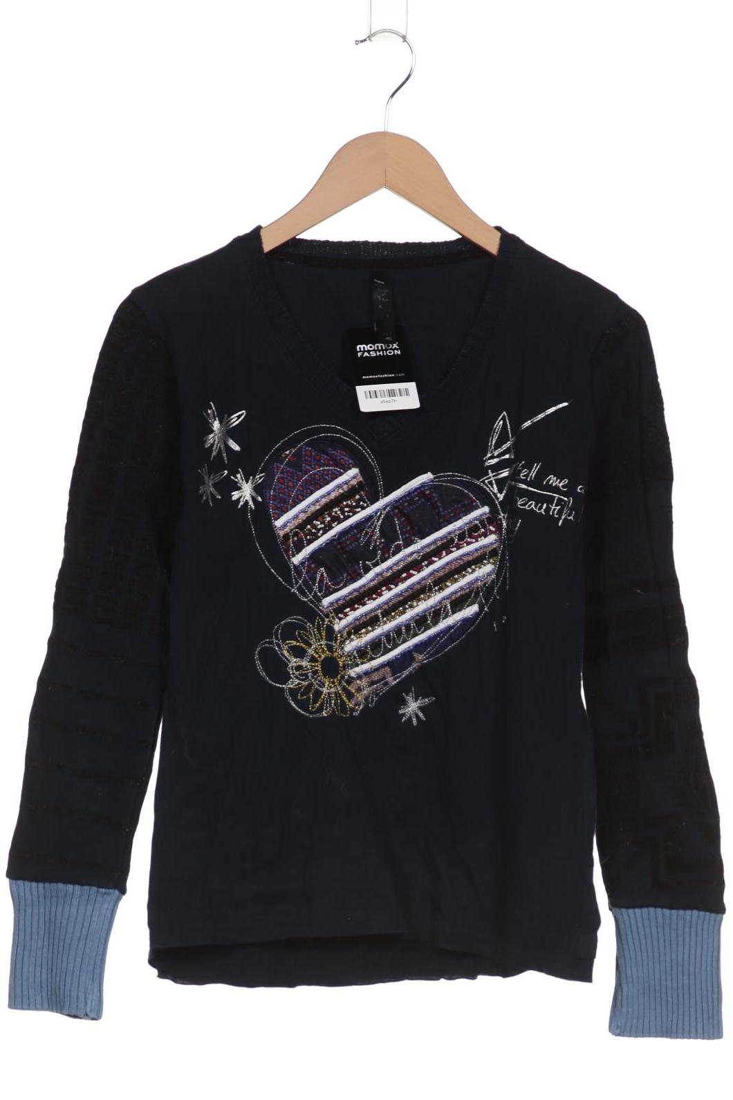

Desigual Damen Langarmshirt, marineblau