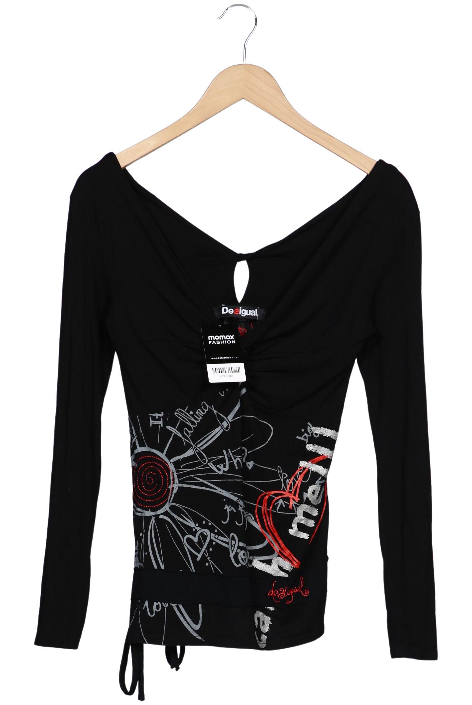 

Desigual Damen Langarmshirt, schwarz, Gr. 36