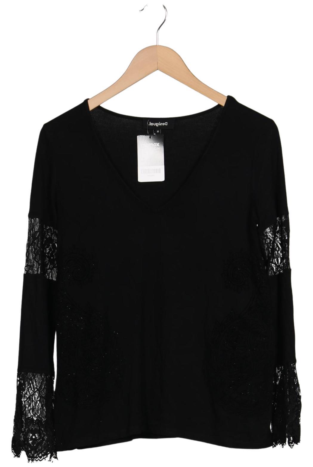 

Desigual Damen Langarmshirt, schwarz, Gr. 38
