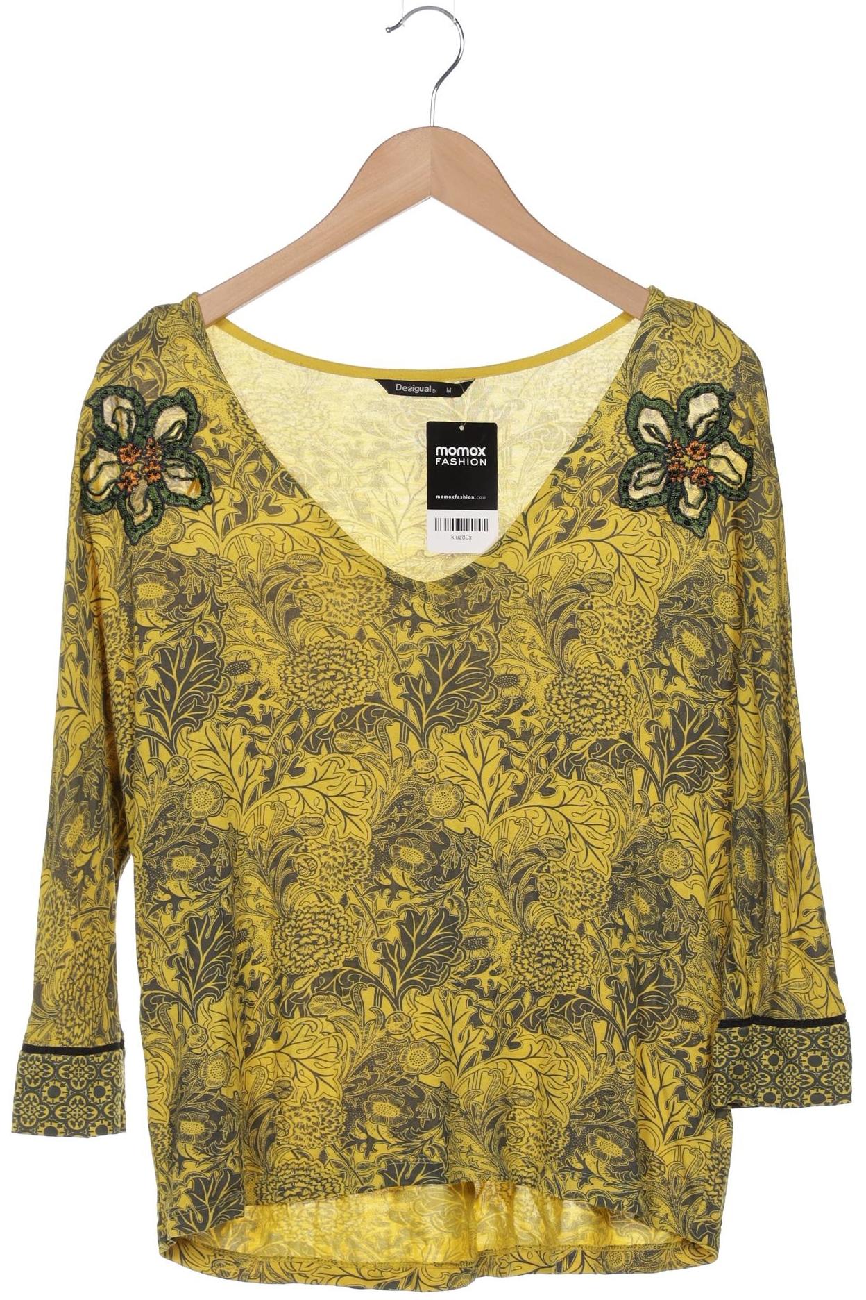 

Desigual Damen Langarmshirt, gelb, Gr. 38