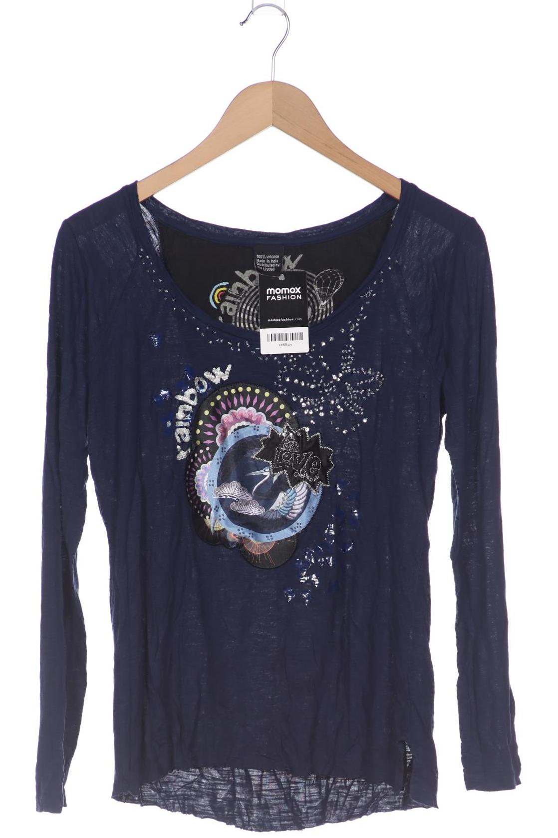 

Desigual Damen Langarmshirt, marineblau, Gr. 44