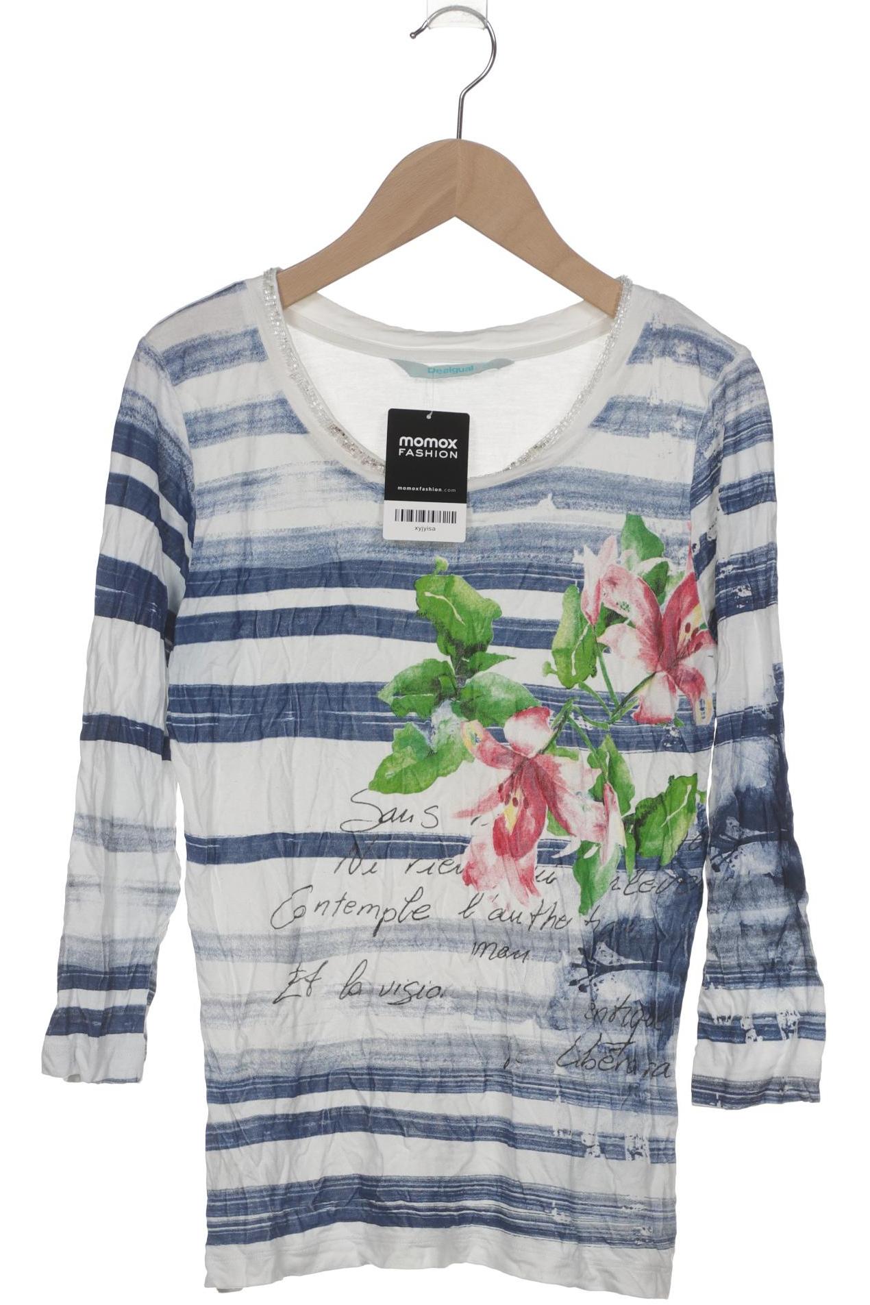

Desigual Damen Langarmshirt, weiß, Gr. 36