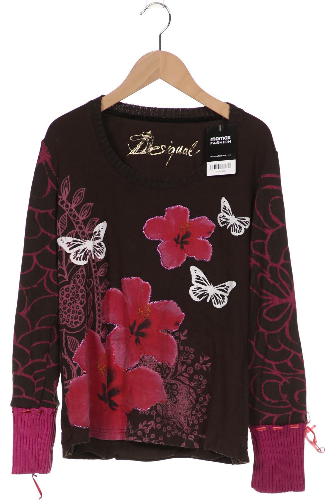 

Desigual Damen Langarmshirt, braun, Gr. 42