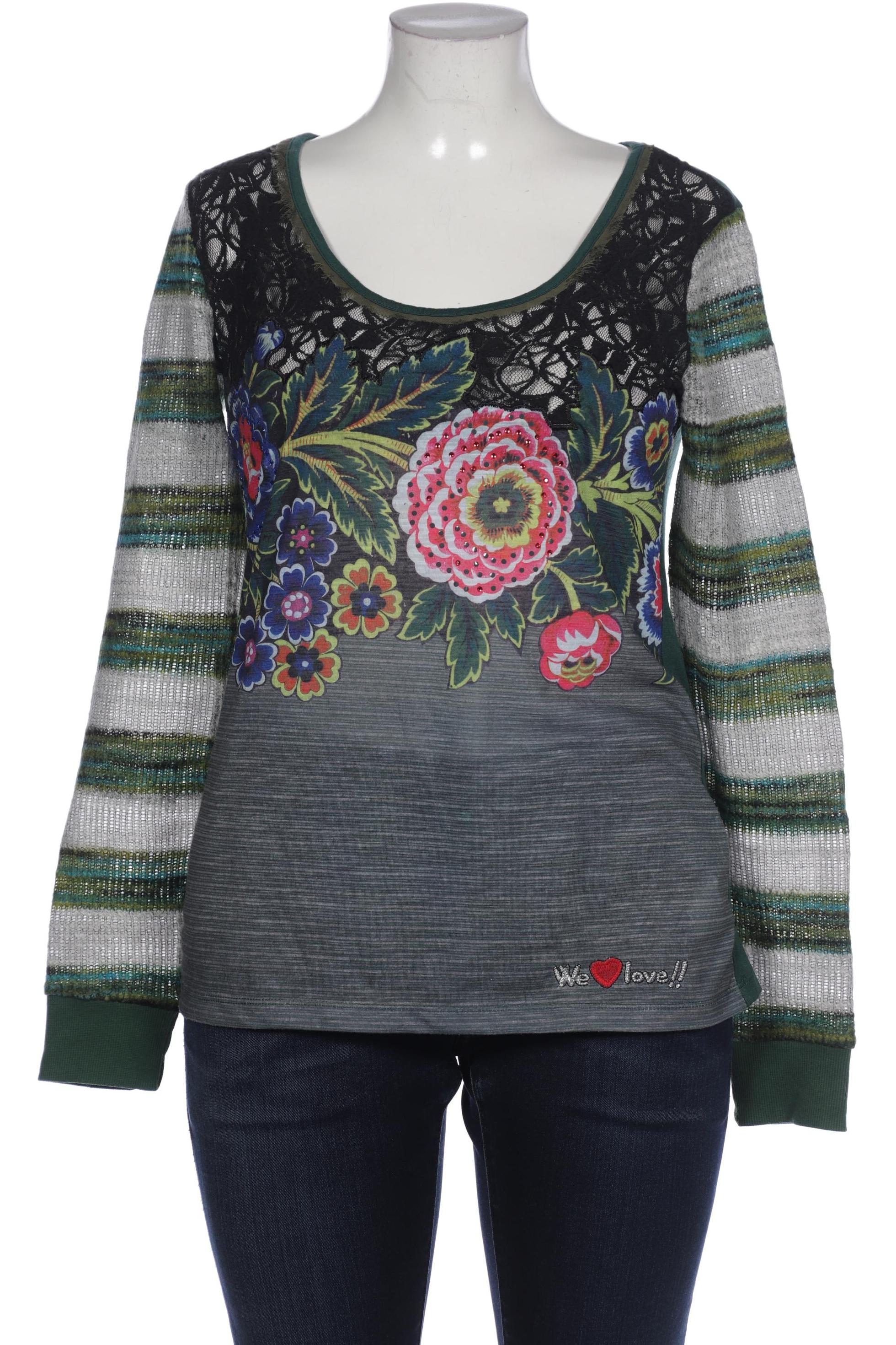 

Desigual Damen Langarmshirt, grün, Gr. 44