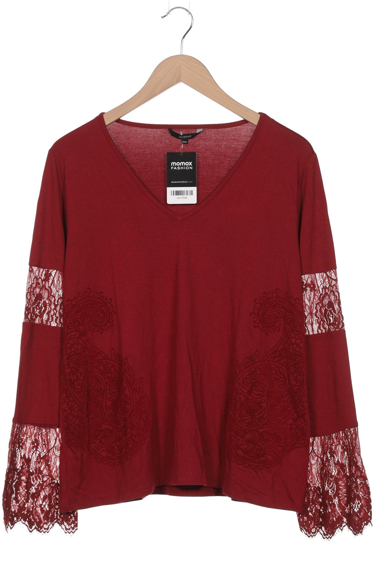 

Desigual Damen Langarmshirt, rot, Gr. 46