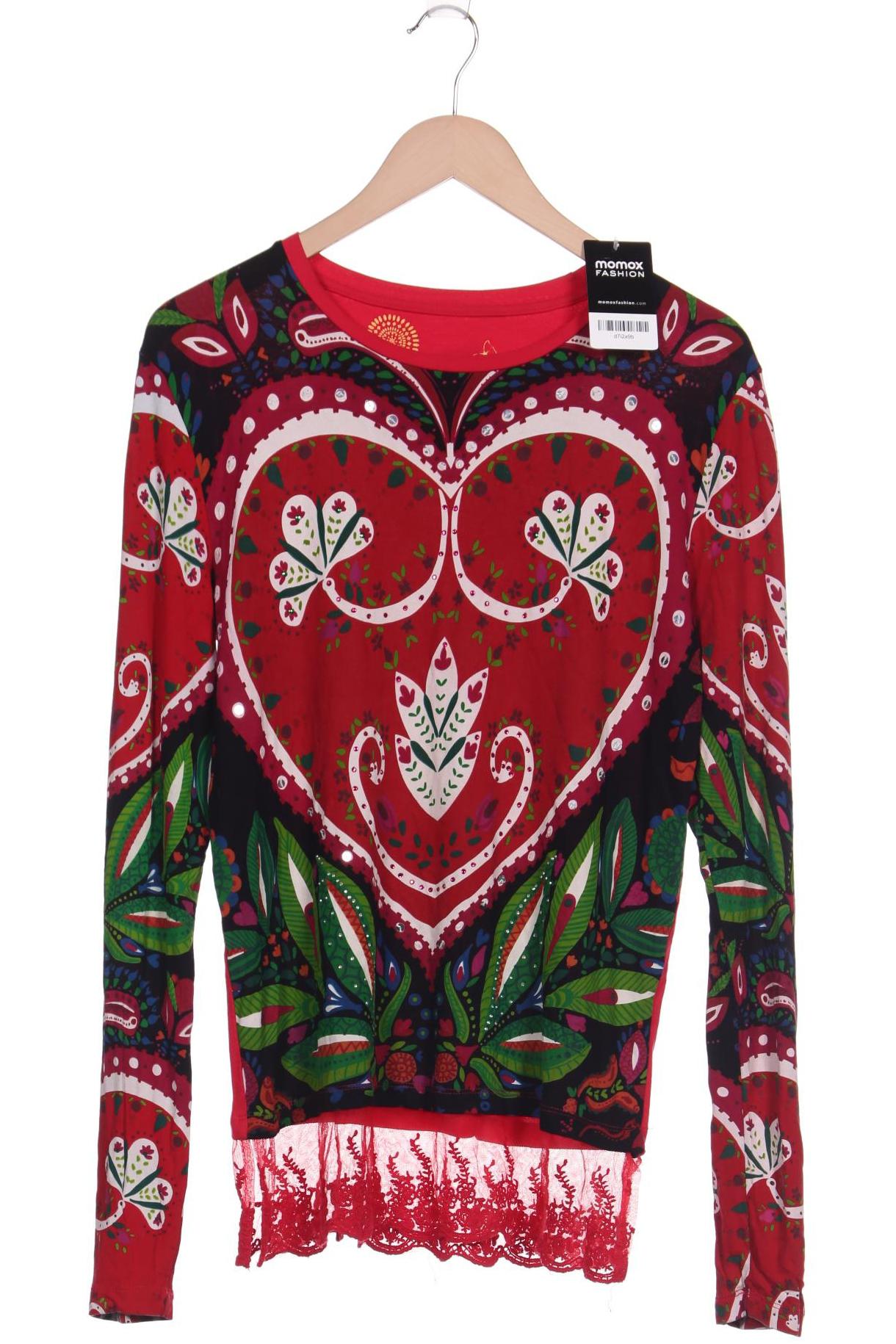 

Desigual Damen Langarmshirt, rot, Gr. 48