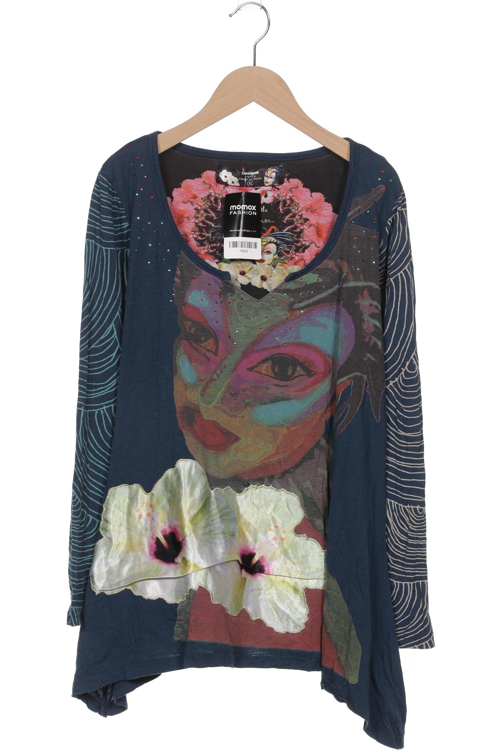 

Desigual Damen Langarmshirt, mehrfarbig, Gr. 44
