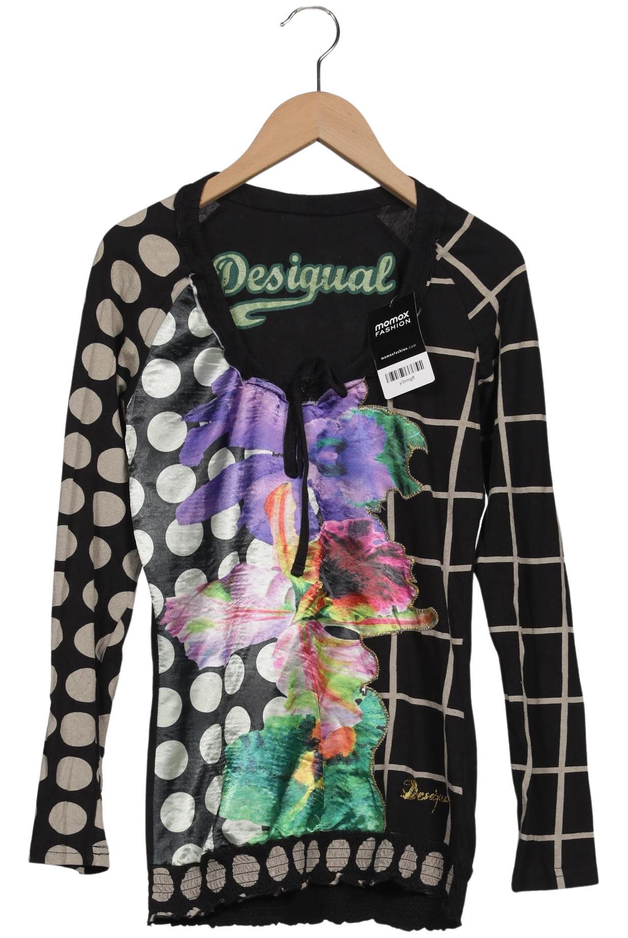 

Desigual Damen Langarmshirt, schwarz, Gr. 38
