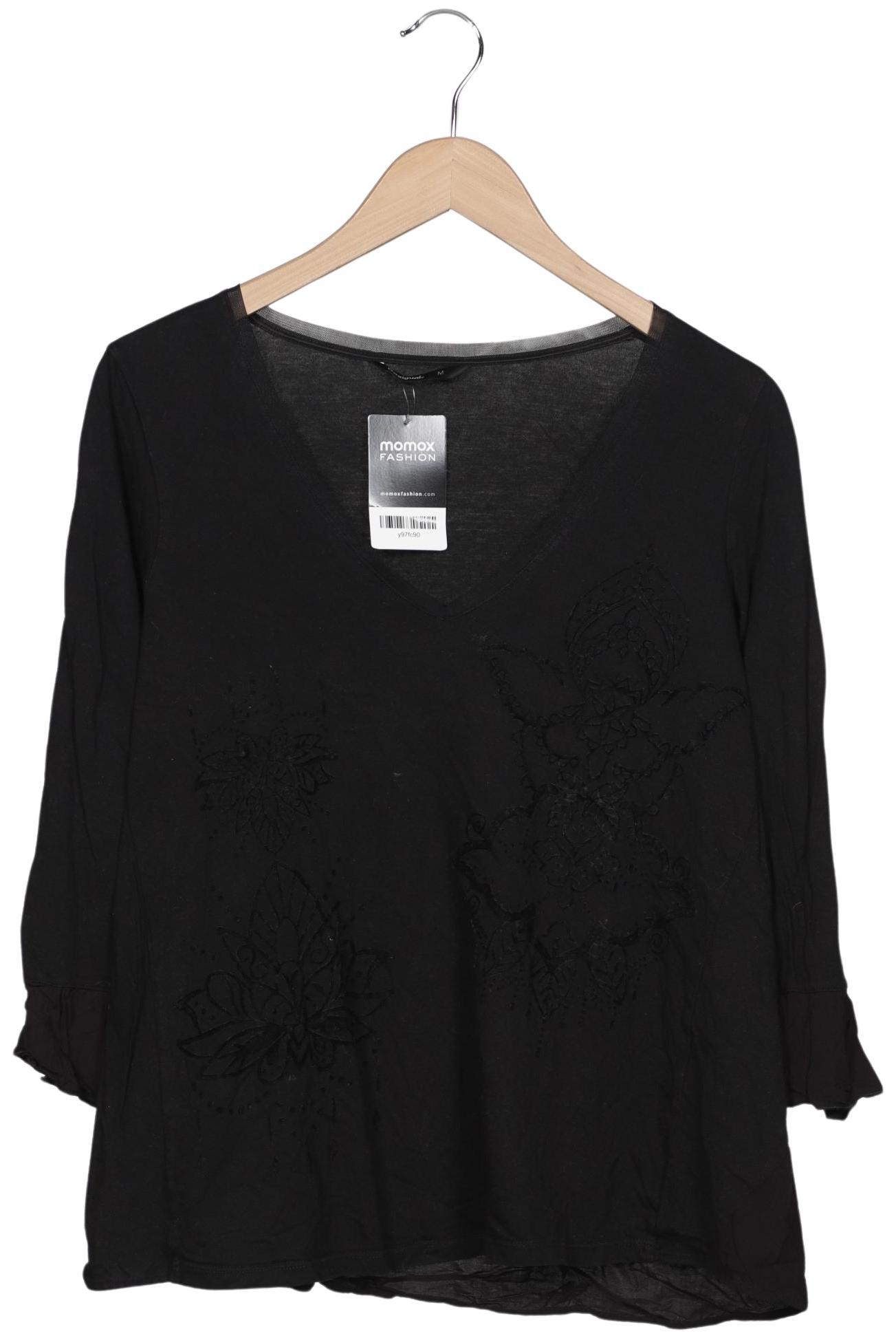 

Desigual Damen Langarmshirt, schwarz, Gr. 38