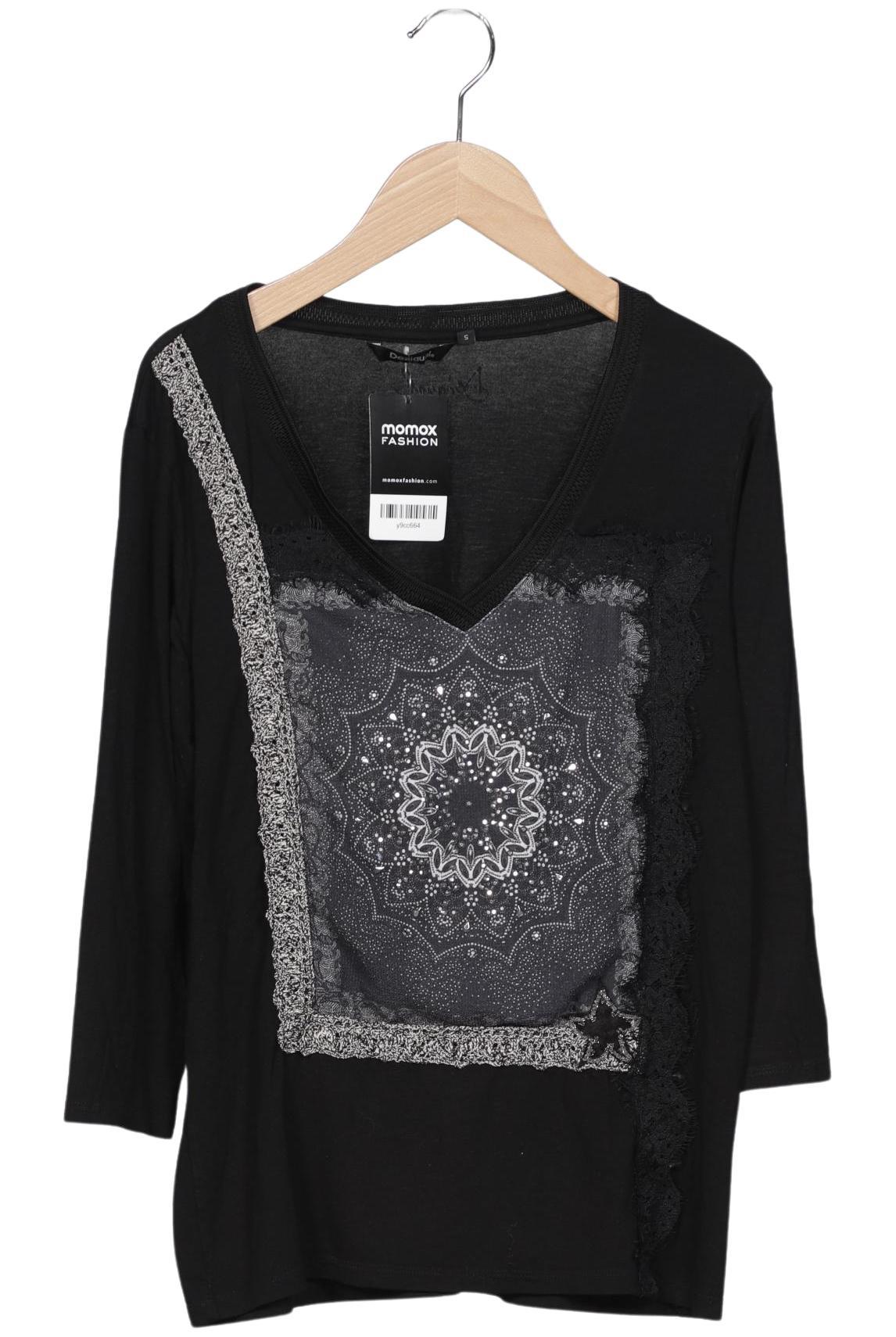 

Desigual Damen Langarmshirt, schwarz, Gr. 36